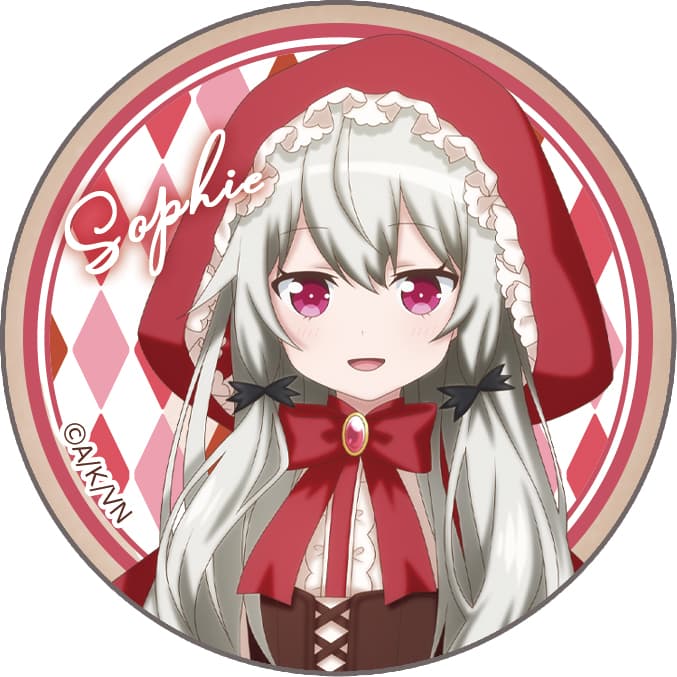 となりの吸血鬼さん 【描き下ろし】缶バッジセット ソフィー(赤ずきん)