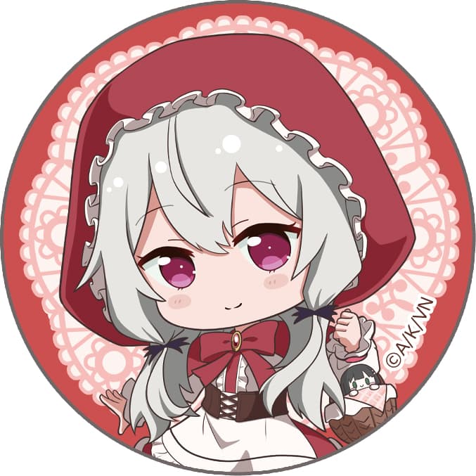 となりの吸血鬼さん 【描き下ろし】缶バッジセット ソフィー(赤ずきん)