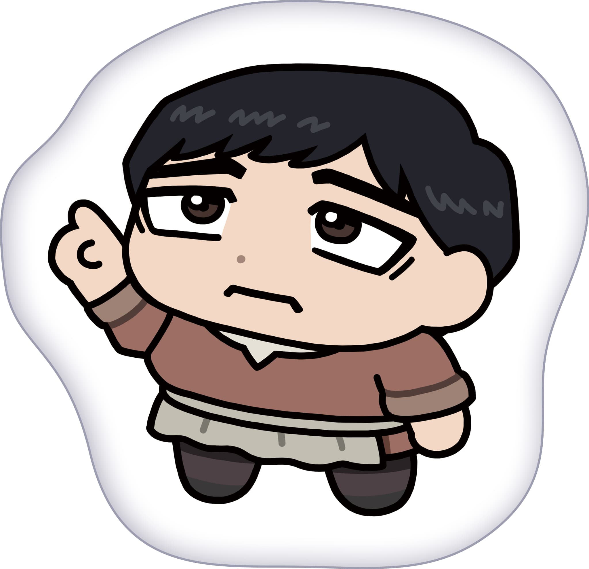 チ。 地球の運動について ダイカットクッション ラファウ 最終常 TVアニメ「チ。ー地球の運動についてー」 【描き起こし】ダイカット