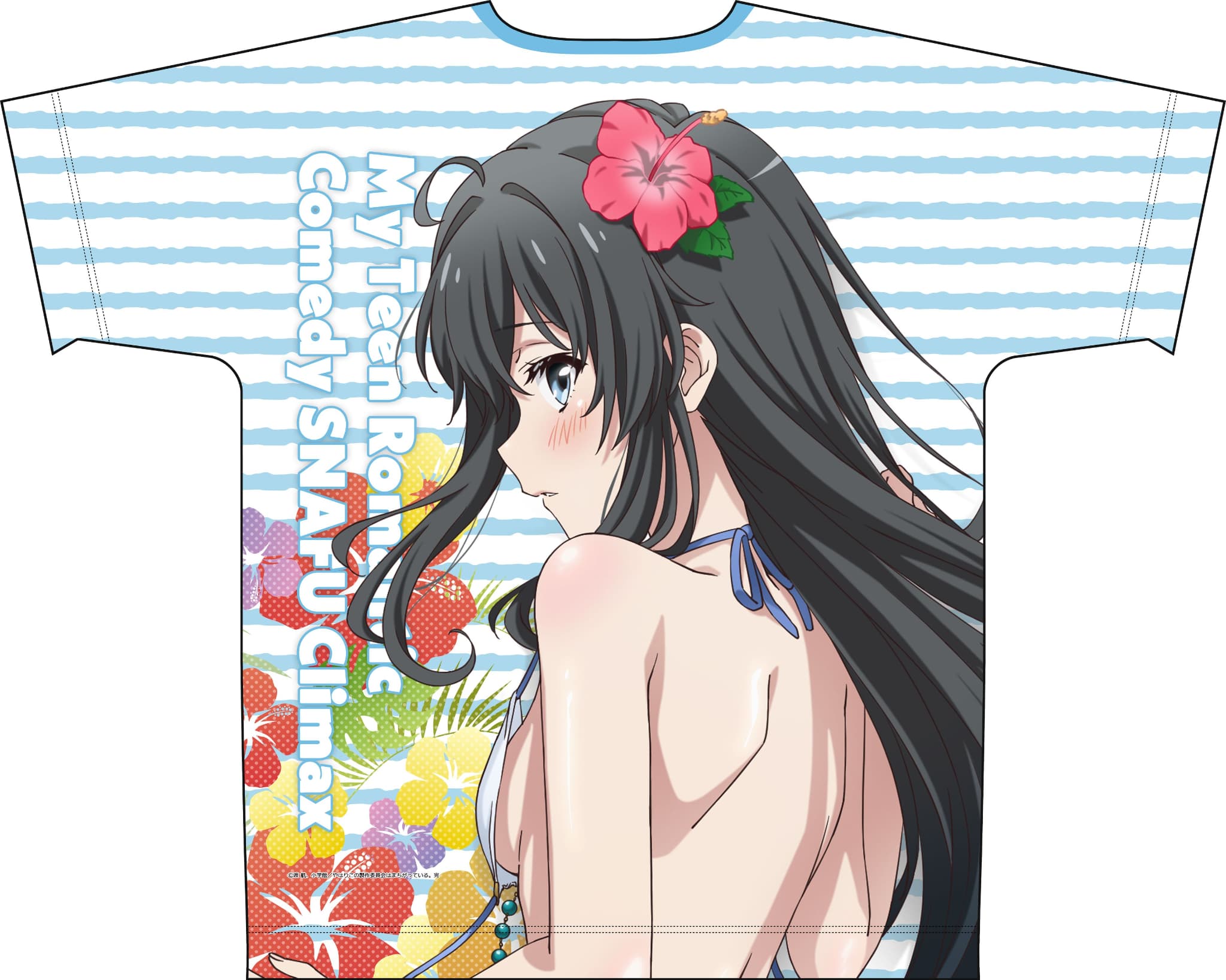 やはり俺の青春ラブコメはまちがっている。完 【描き下ろし】フルグラフィックTシャツ 雪ノ下雪乃(水着)