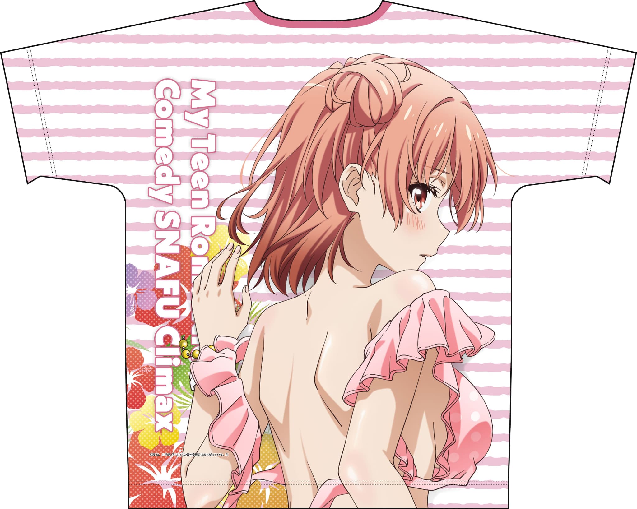 やはり俺の青春ラブコメはまちがっている。完 【描き下ろし】フルグラフィックTシャツ 由比ヶ浜結衣(水着)