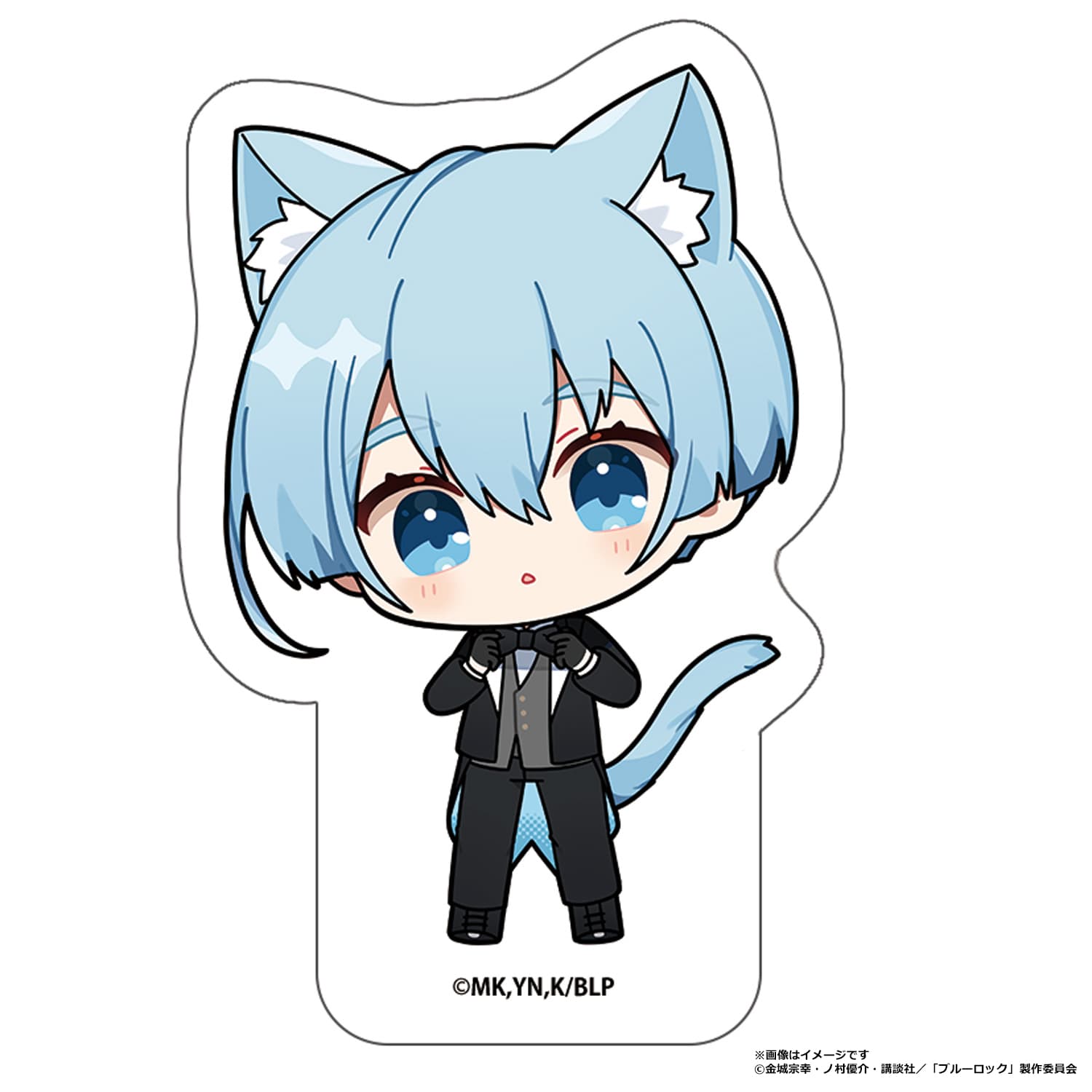 ブルーロック トレーディング ミニアクリルブロックスタンド(ねこ執事) BOX