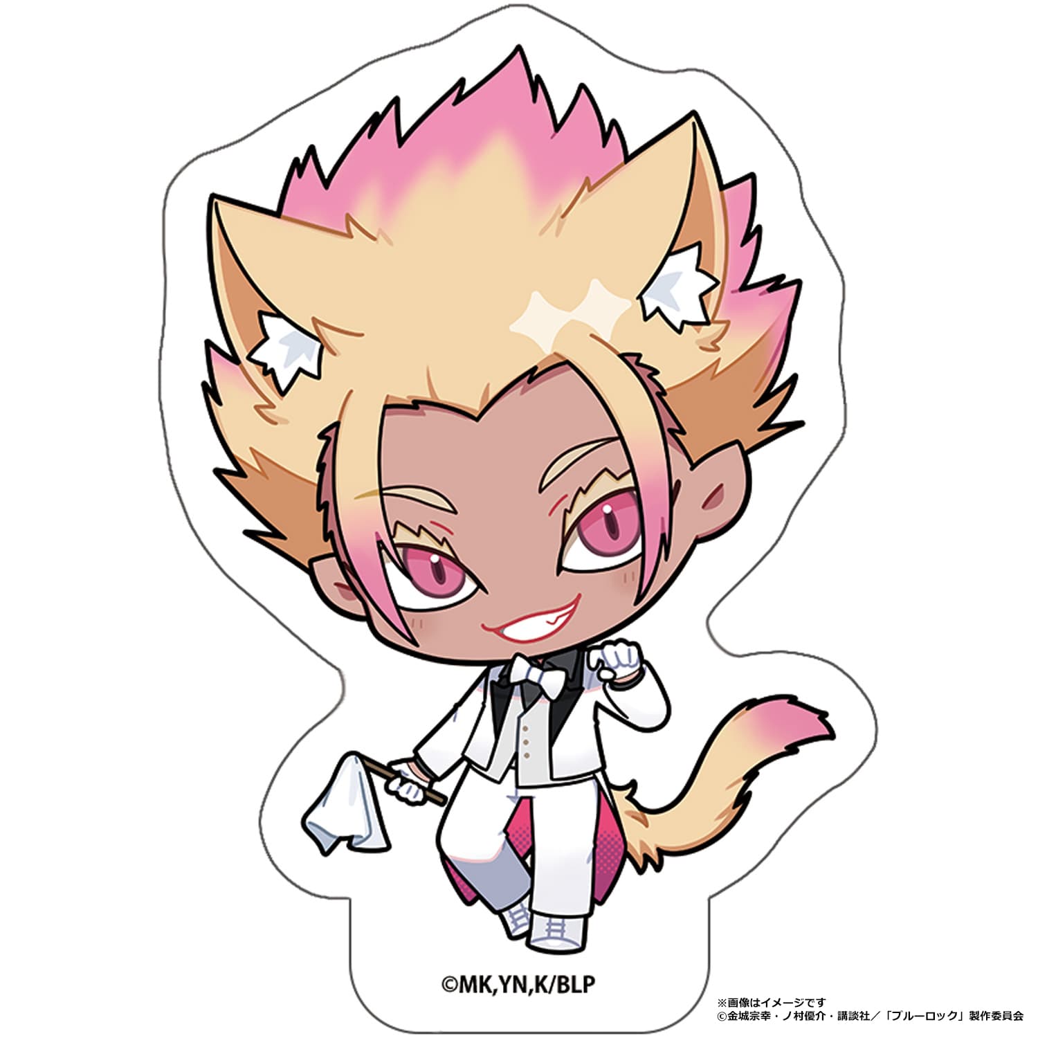 ブルーロック トレーディング ミニアクリルブロックスタンド(ねこ執事) BOX