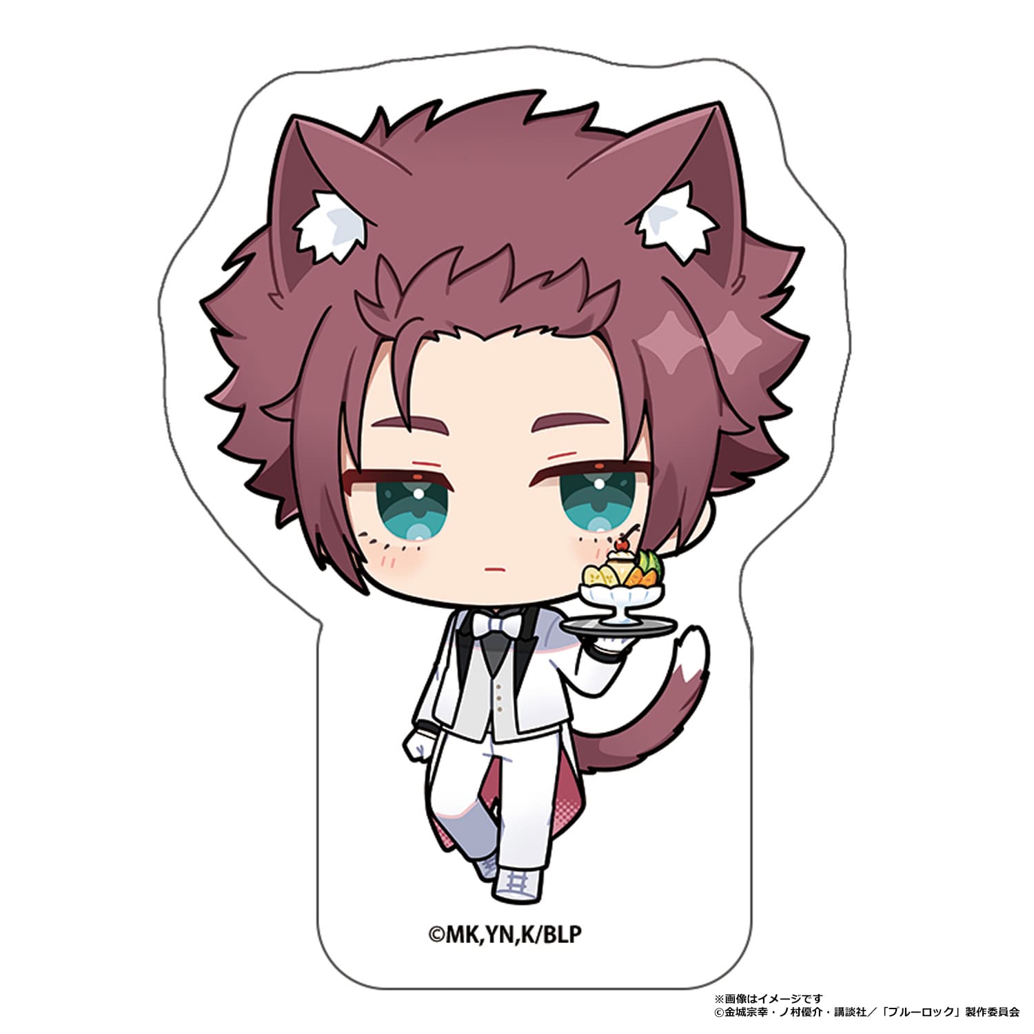 ブルーロック トレーディング ミニアクリルブロックスタンド(ねこ執事) BOX