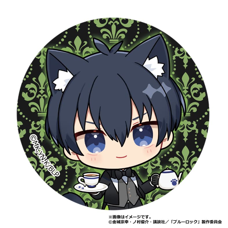 ブルーロック トレーディング 缶バッジ(ねこ執事) 1pcs
