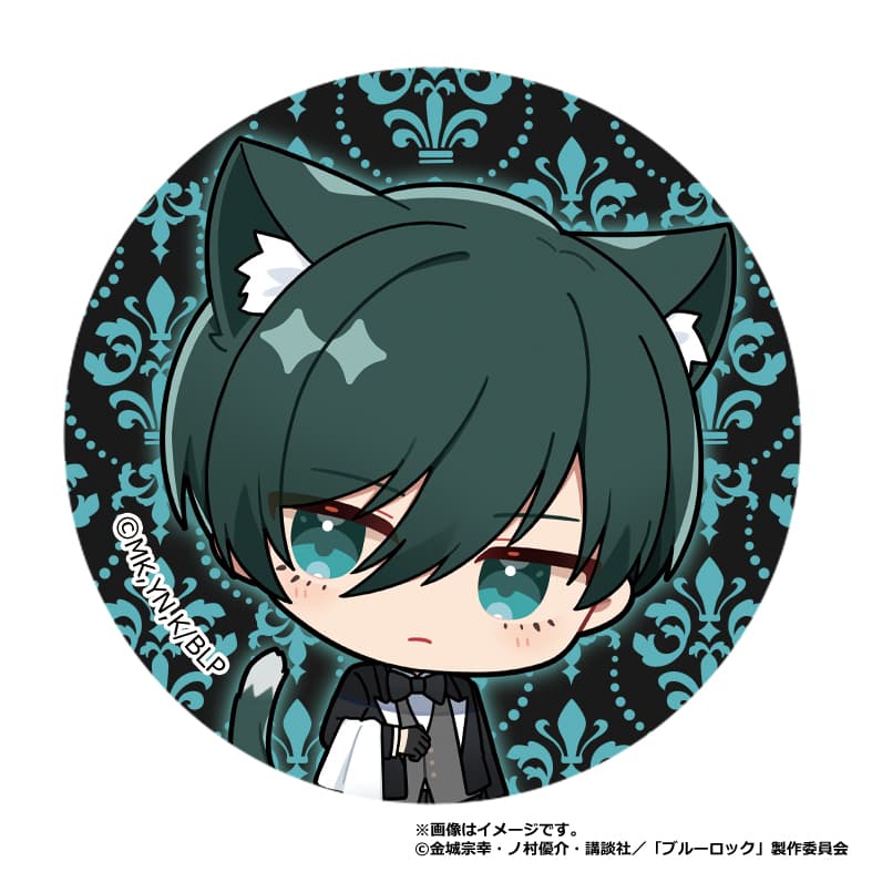 ブルーロック トレーディング 缶バッジ(ねこ執事) 1pcs