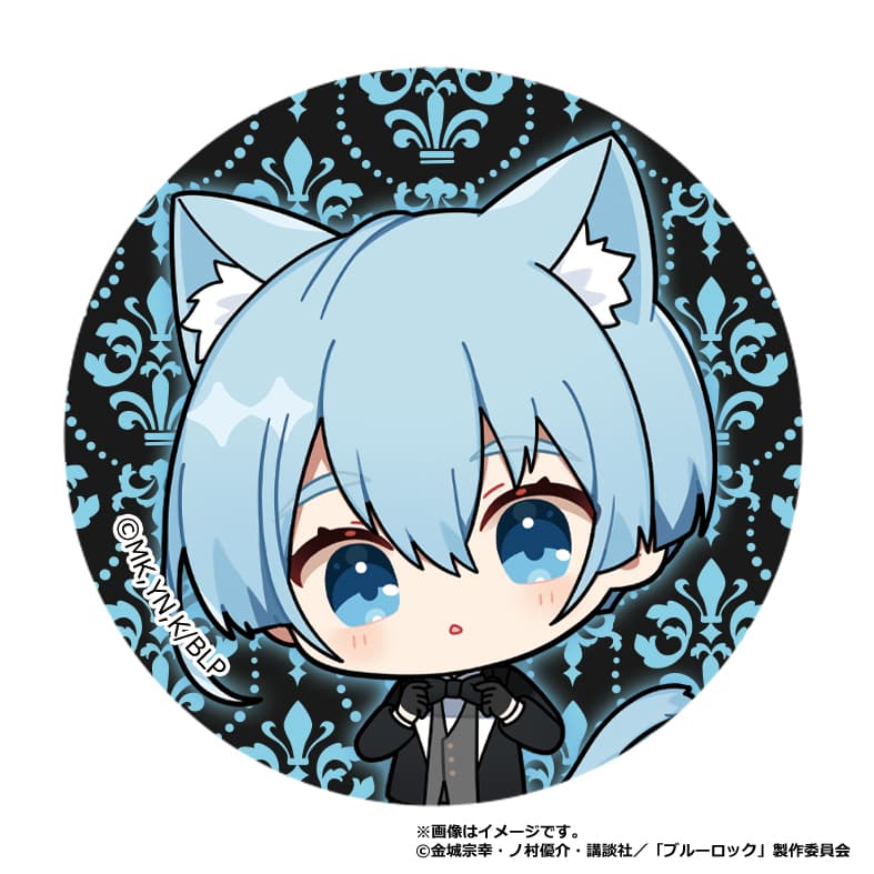 ブルーロック トレーディング 缶バッジ(ねこ執事) 1pcs