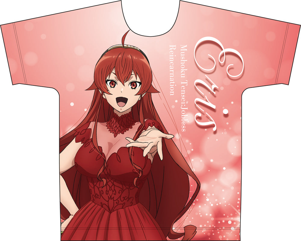 d#️⃣#️⃣無職転生#️⃣#️⃣　エリス・グレイラット　グラフィック　Tシャツ 無職転生Ⅲ ～異世界行ったら本気だす～ フルグラフィックTシャツ