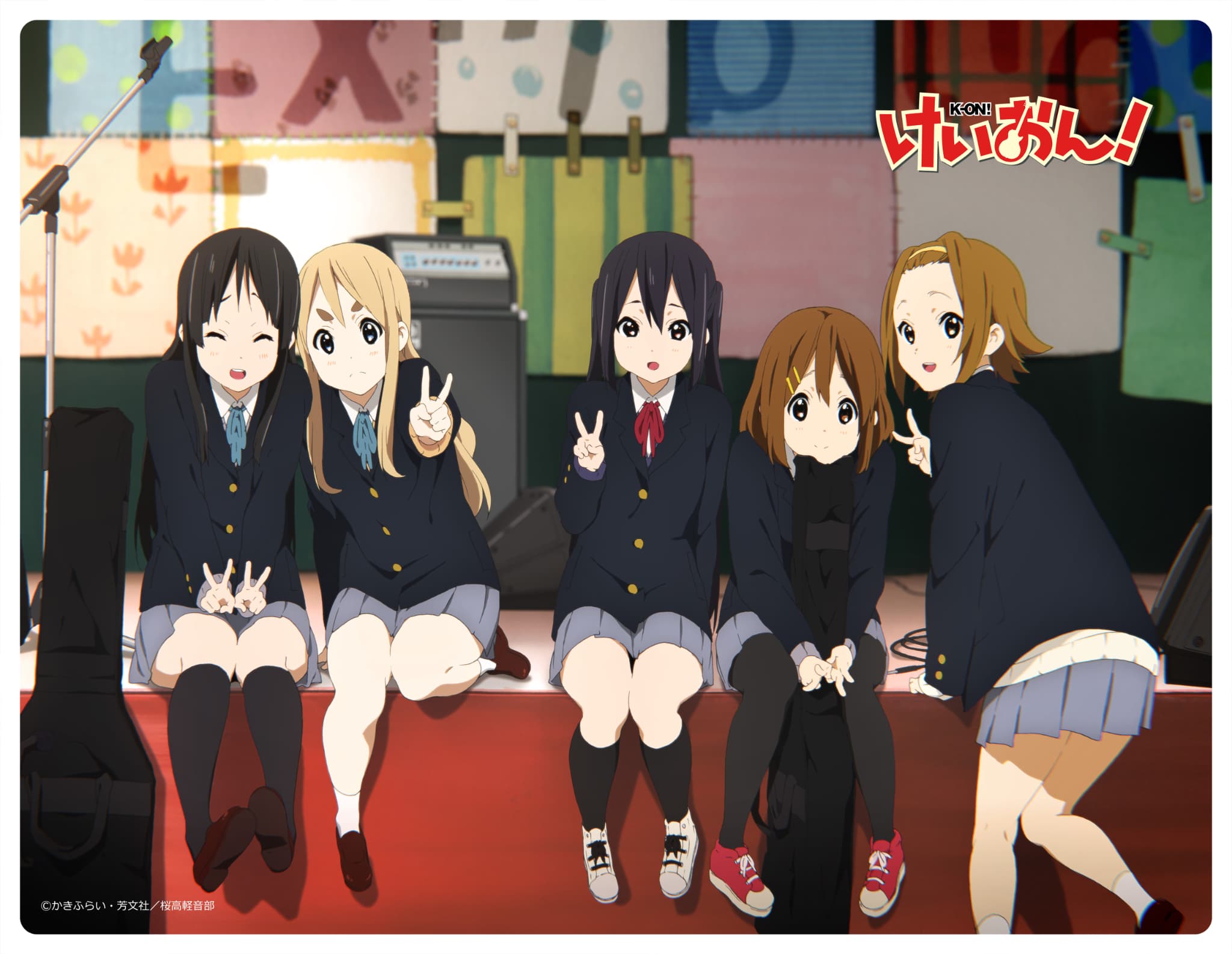 けいおん! 大判ラバーマット（制服）