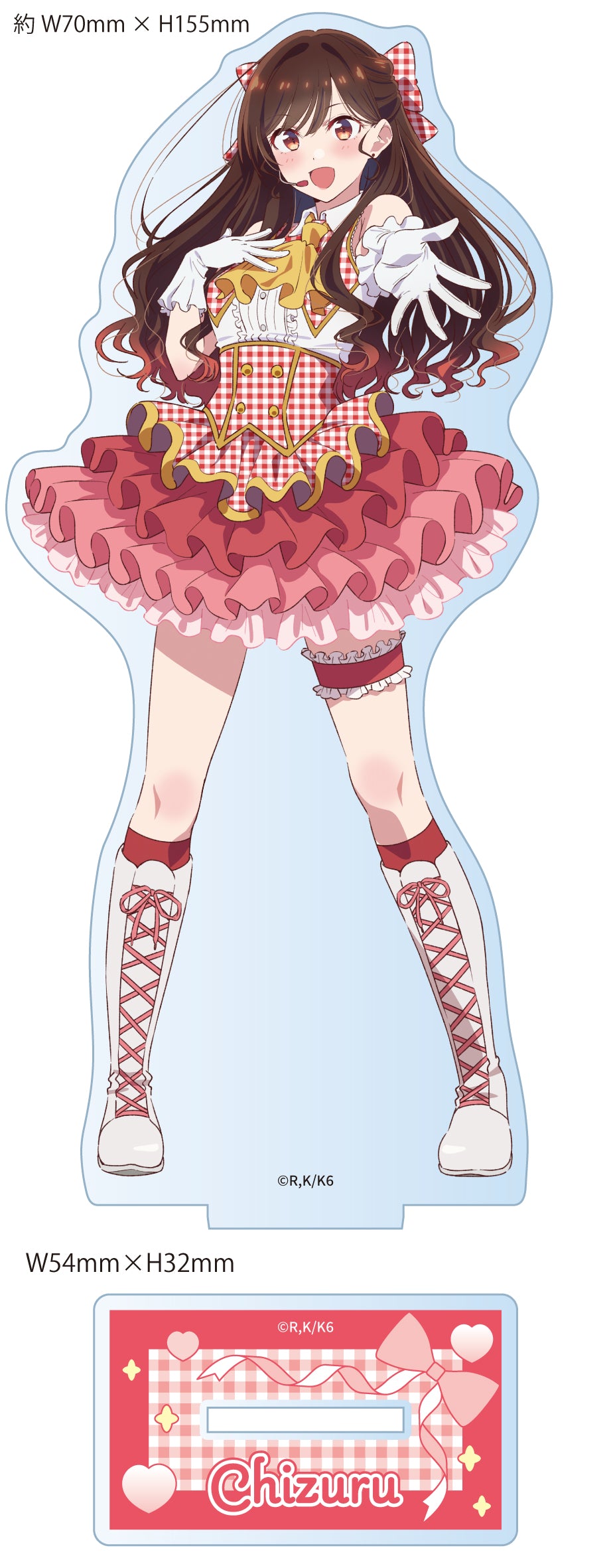彼女、お借りします【描き下ろし】アクリルスタンド 水原千鶴（アイドル）