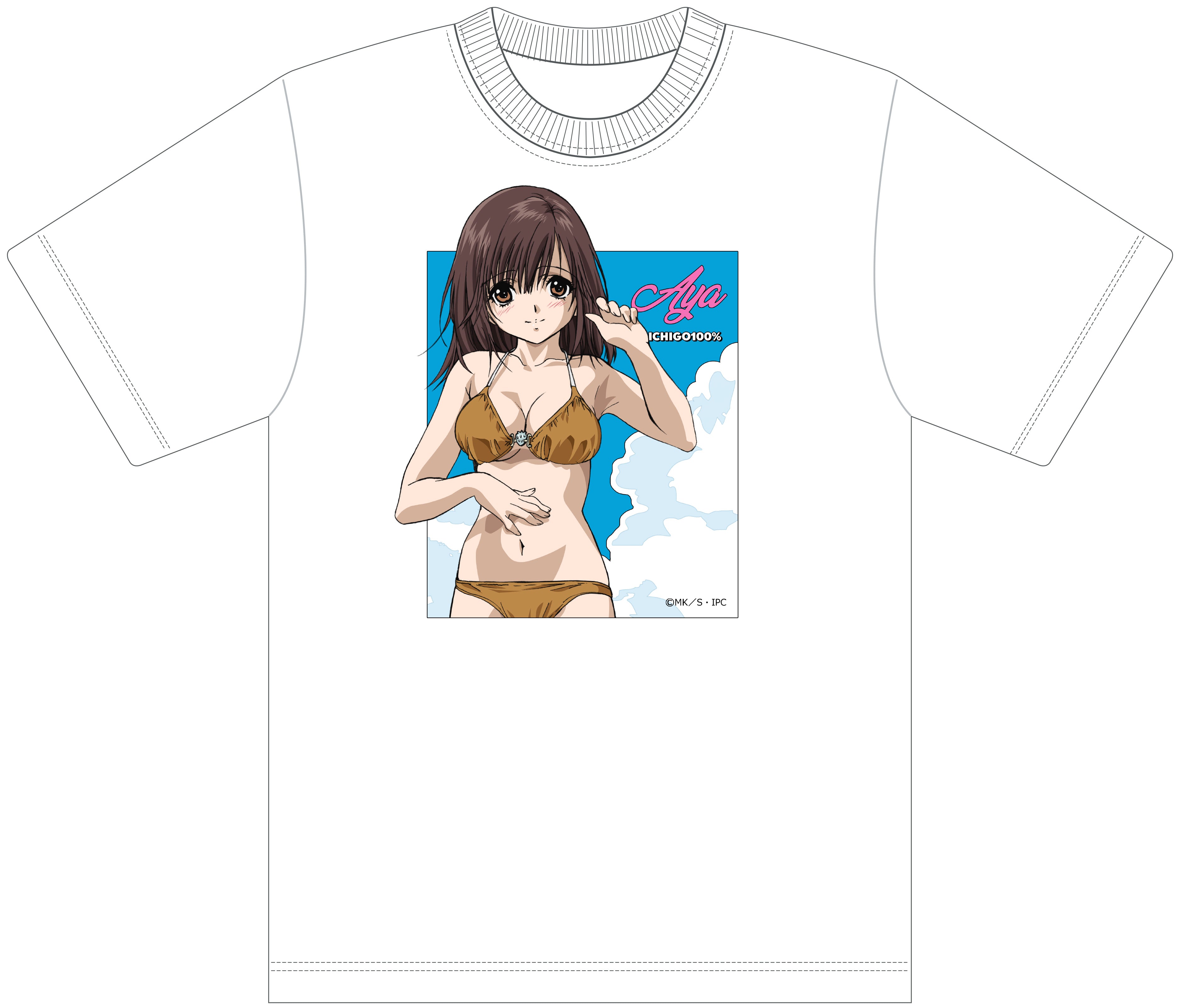 いちご100％ Tシャツ 東城綾(水着)