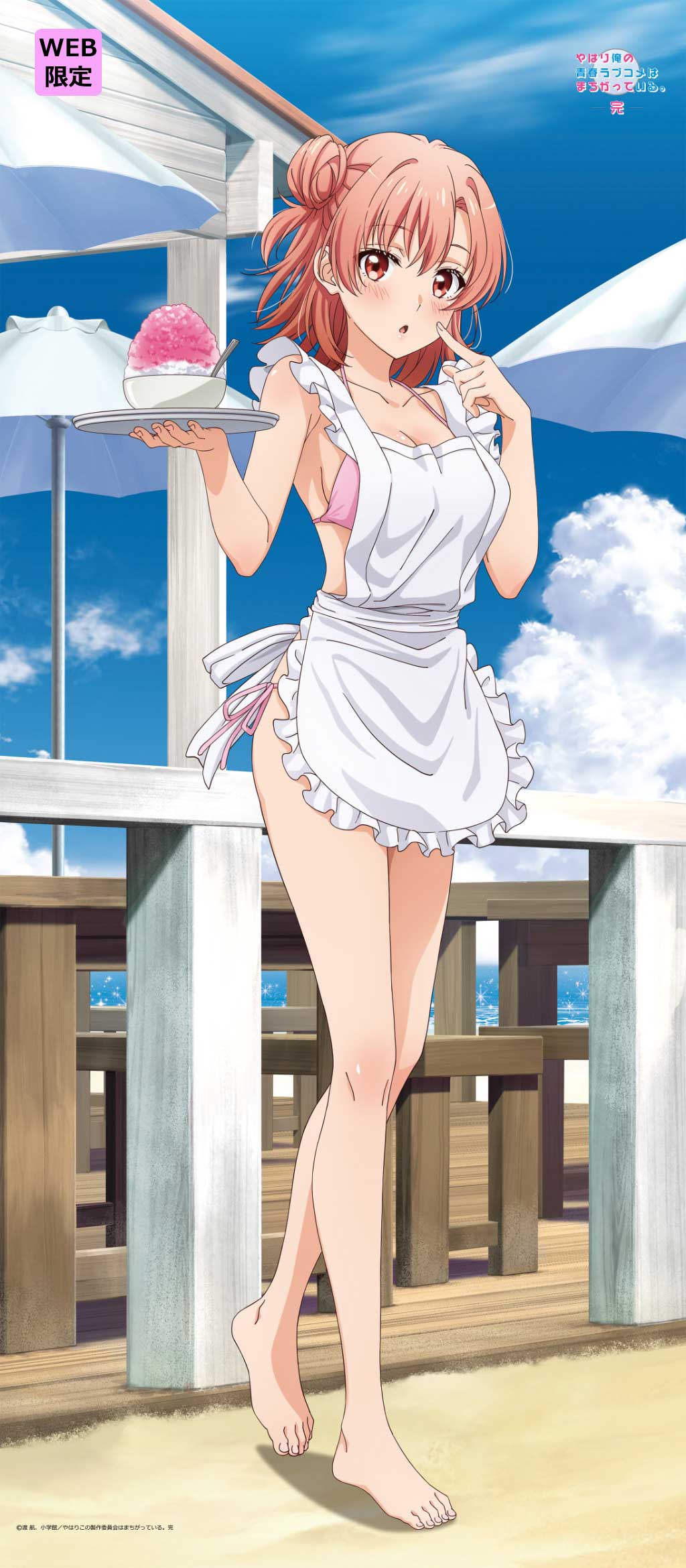 やはり俺の青春ラブコメはまちがっている。完【描き下ろし】ビッグタペストリー 由比ヶ浜結衣(海の家Ver.)