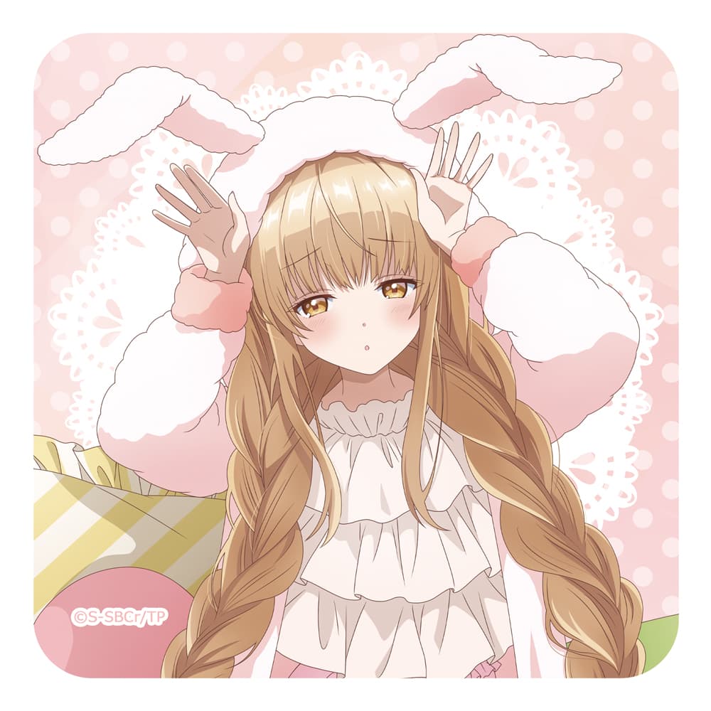 お隣の天使様にいつの間にか駄目人間にされていた件 【描き下ろし】ハンドタオル椎名真昼(部屋着うさ耳パーカー)