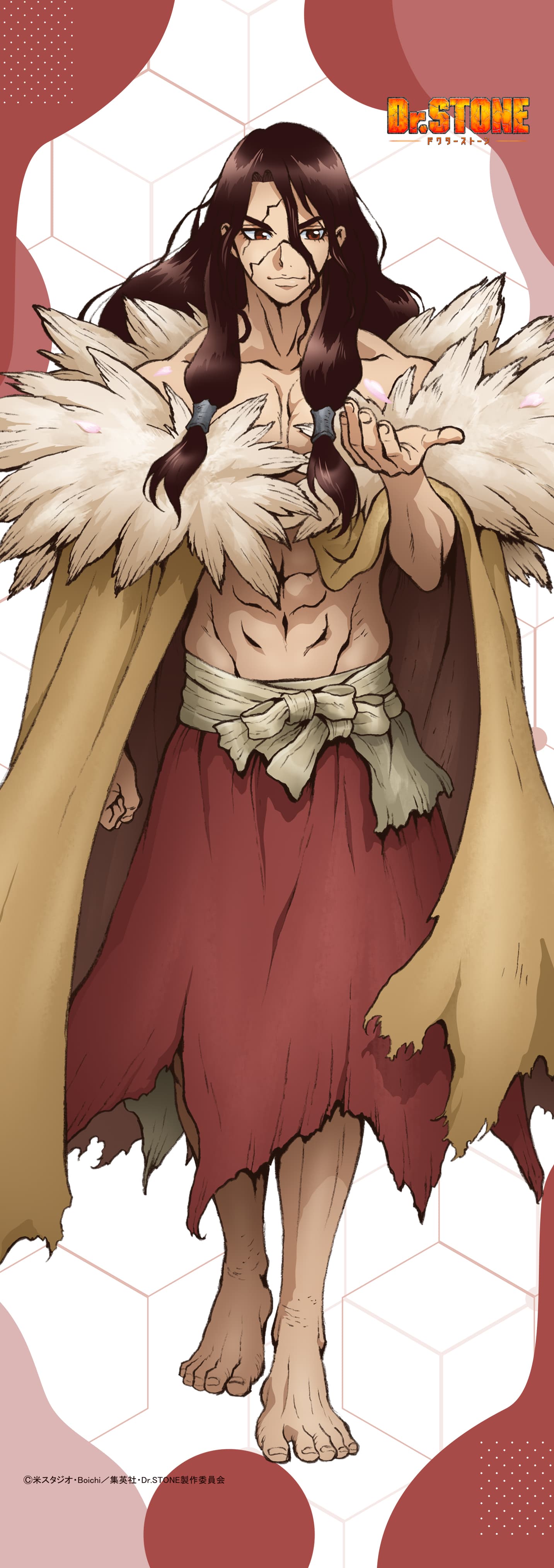 Dr.STONE 【描き下ろし】ミニタペストリー獅子王司(桜)