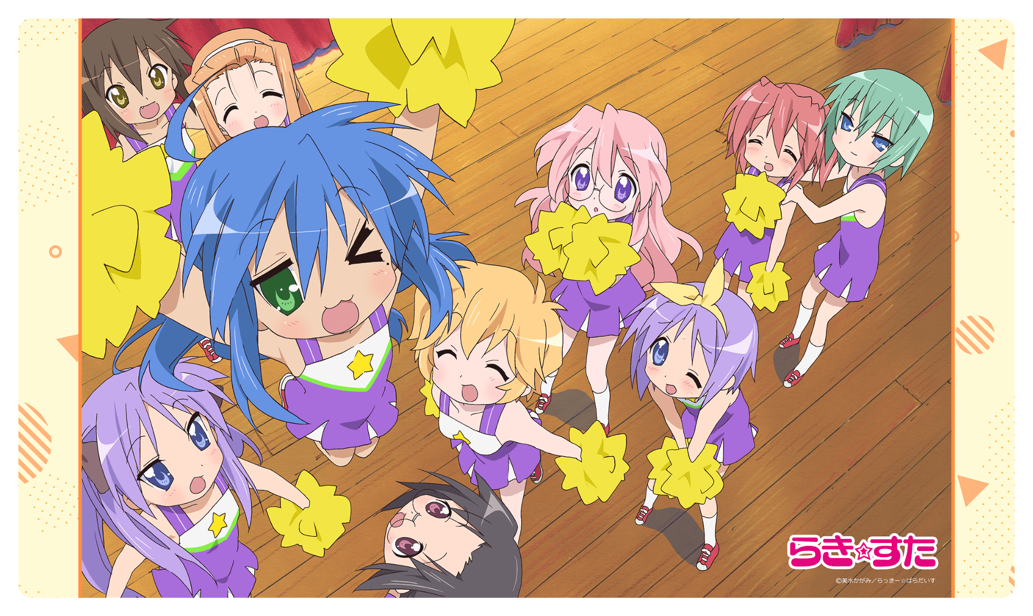 らき☆すた ラバーマットチア集合