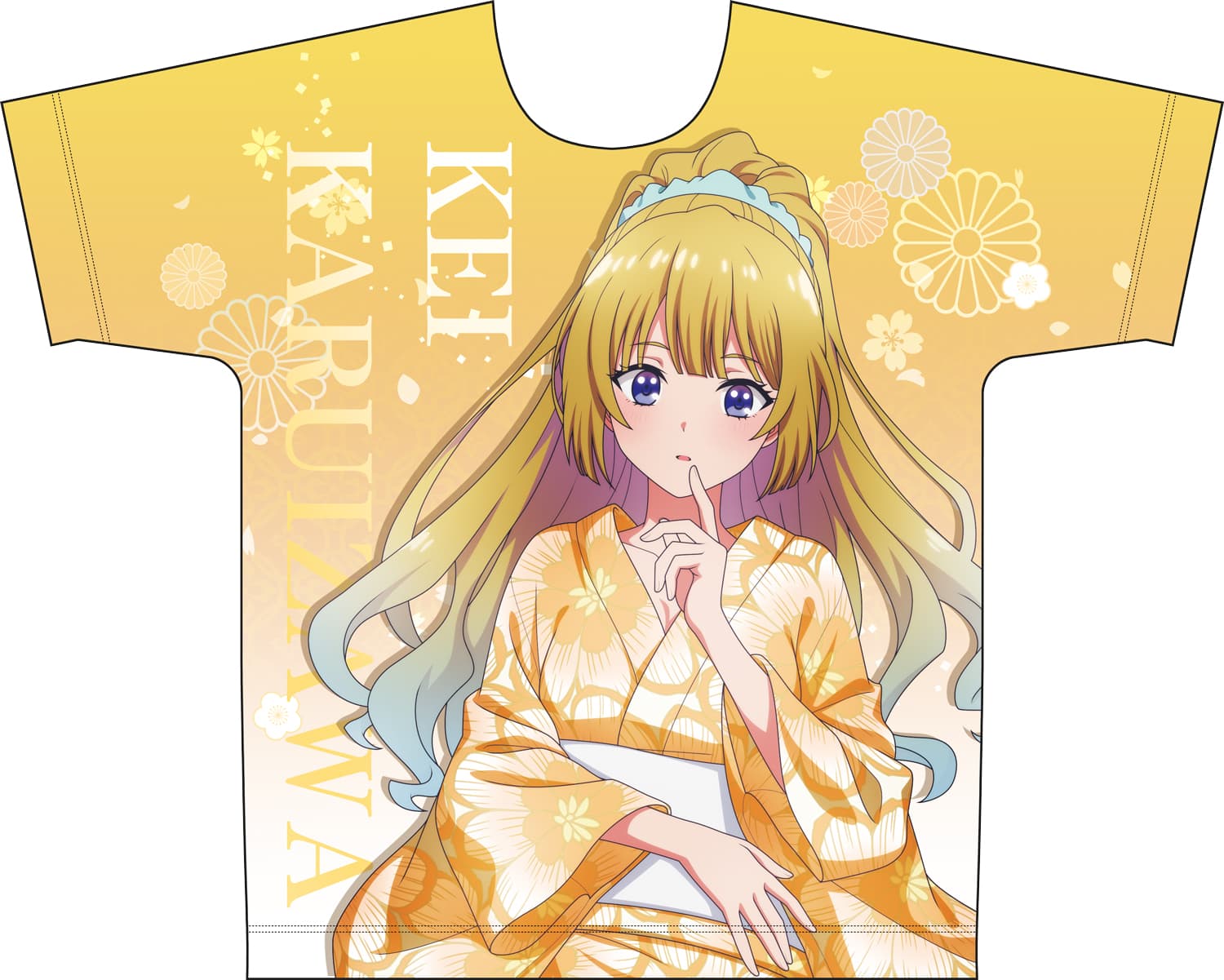 ようこそ実力至上主義の教室へ 3nd season 【描き下ろし】フルグラフィックTシャツ軽井沢恵(和服)XL