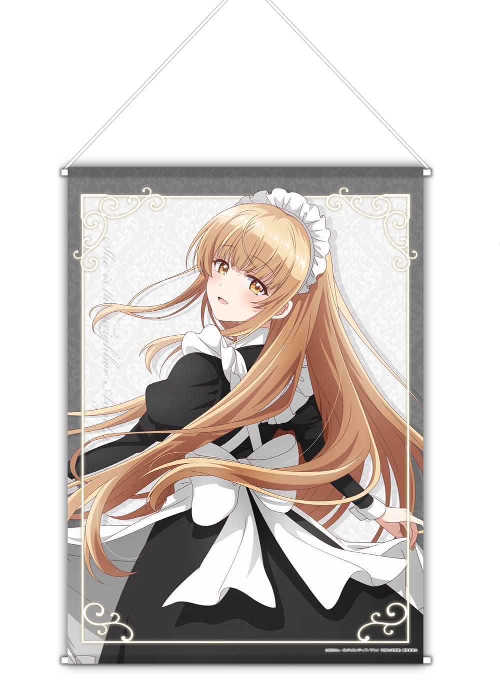 お隣の天使様にいつの間にか駄目人間にされていた件 【描き下ろし】B2タペストリー椎名真昼(クラシカルメイド長袖)