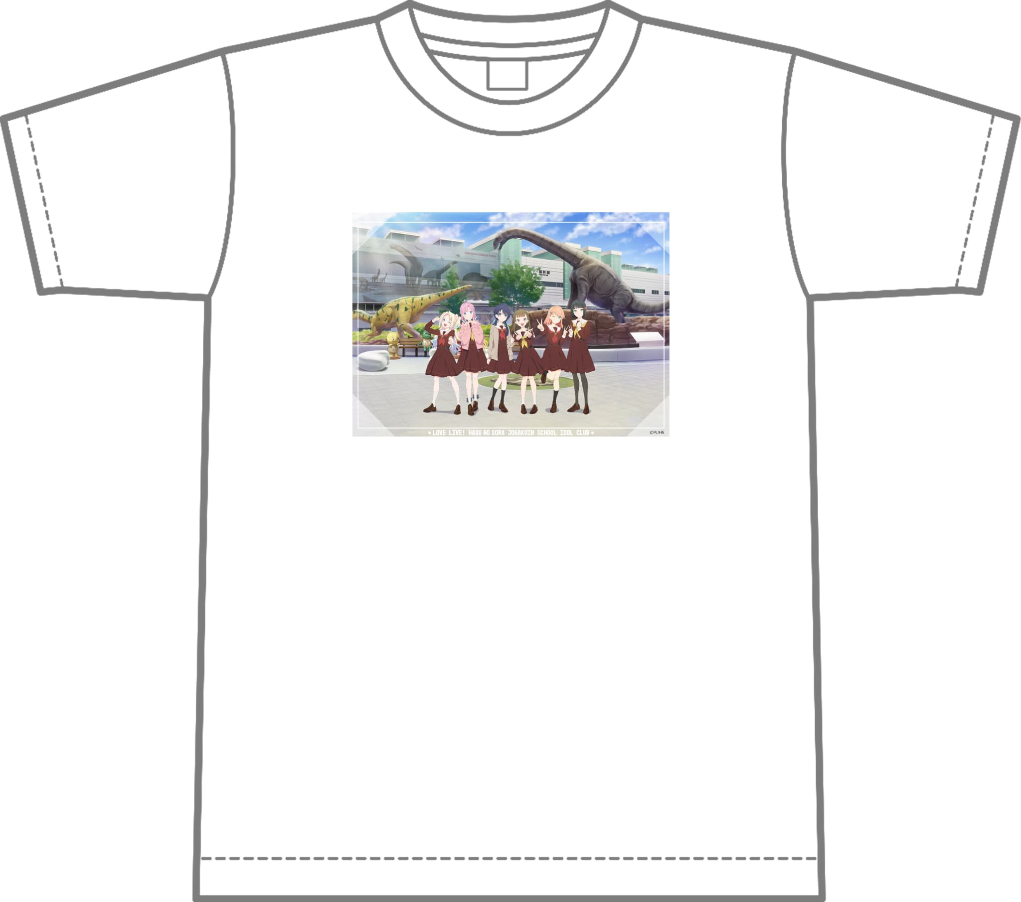 ラブライブ!蓮ノ空女学院スクールアイドルクラブ 描き下ろしTシャツ(活動記録2024May第2話)白M