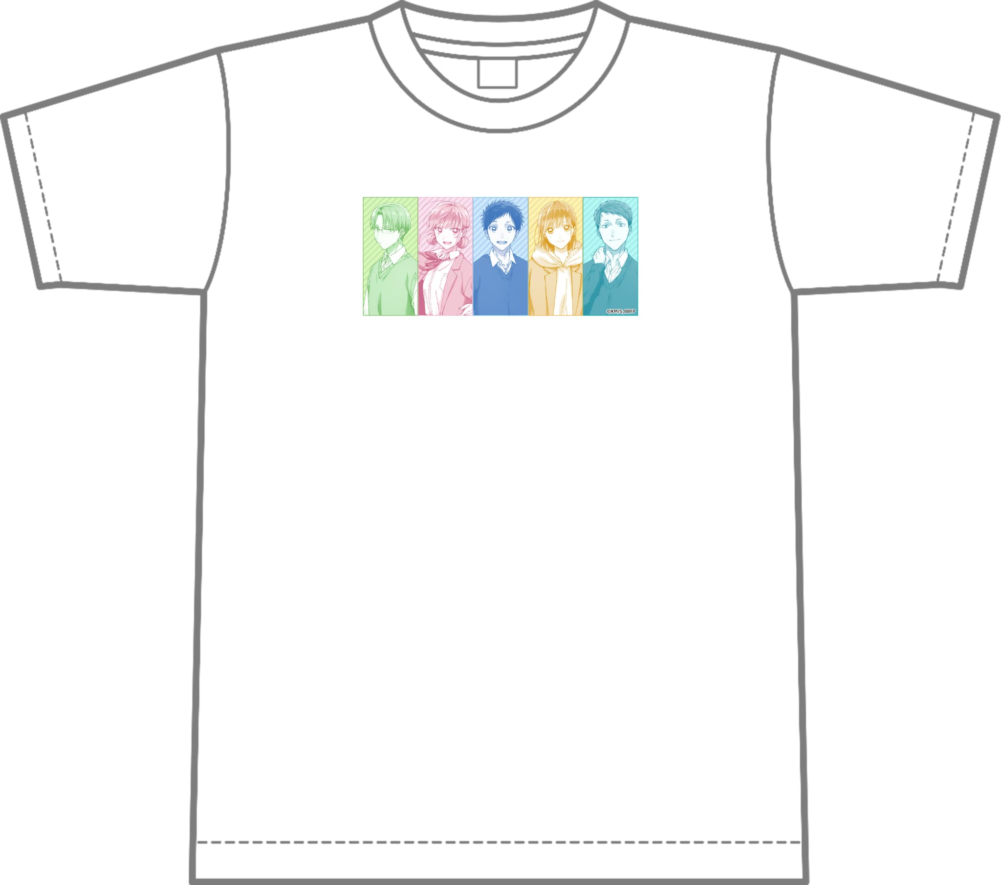 アオのハコ Tシャツ(制服Ver.)白M