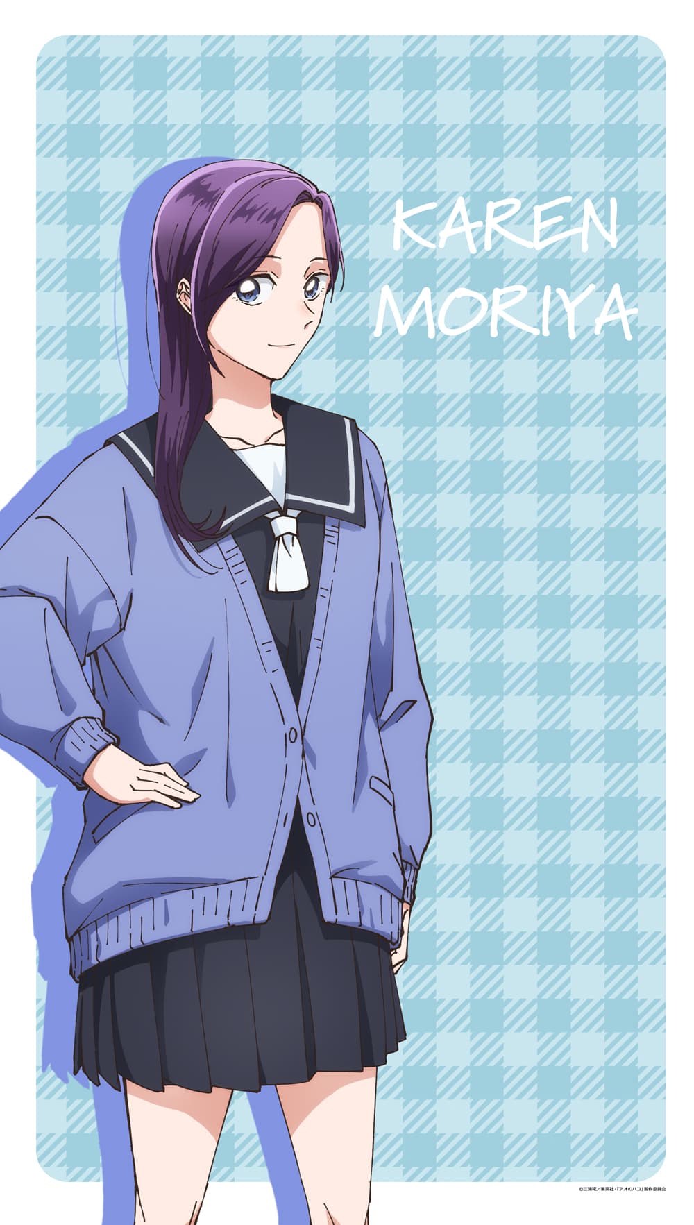 アオのハコ マルチタペストリーのれん守屋花恋