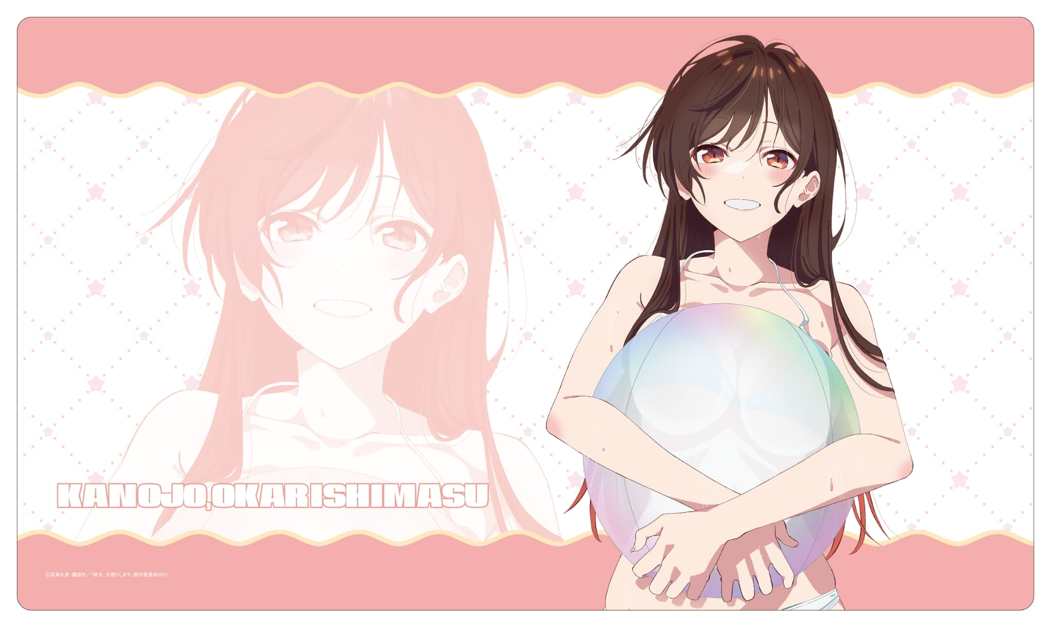 彼女、お借りします ラバーマット水原千鶴（水着）