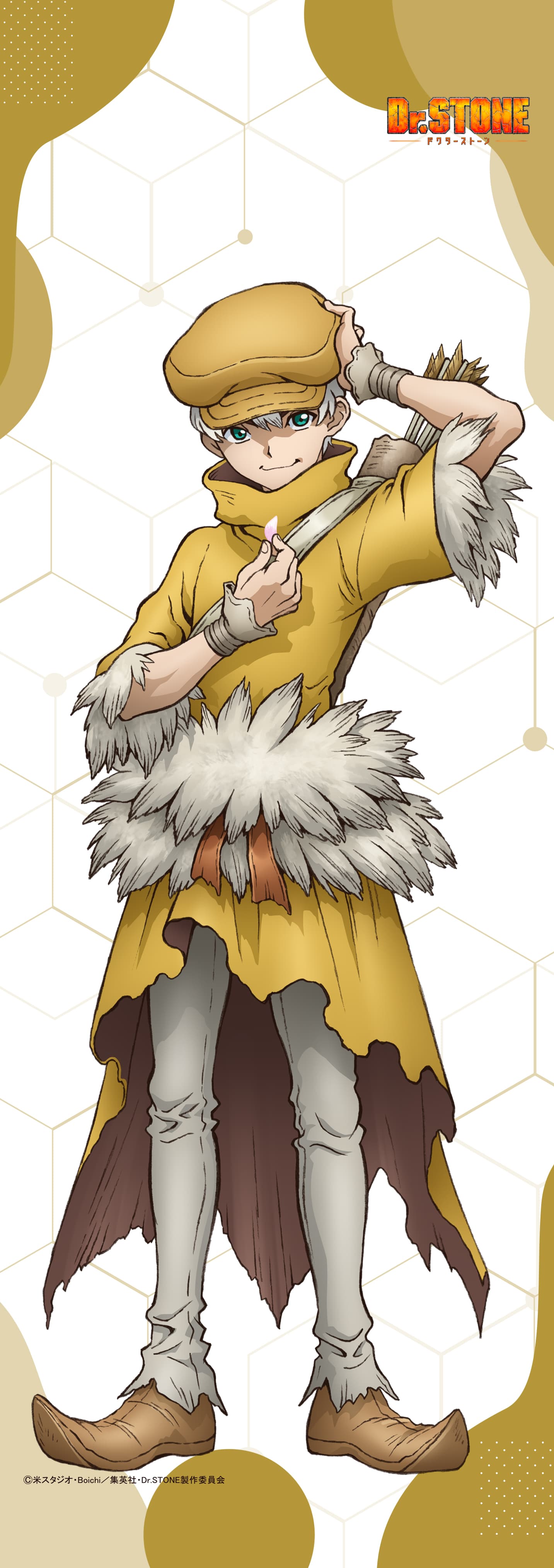 Dr.STONE 【描き下ろし】ミニタペストリー西園寺羽京（桜）