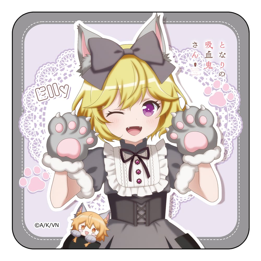 となりの吸血鬼さん 【描き下ろし】ハンドタオル エリー（狼）