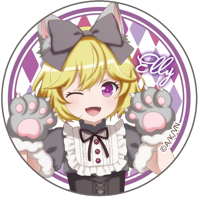 となりの吸血鬼さん 【描き下ろし】缶バッジセット エリー（狼）