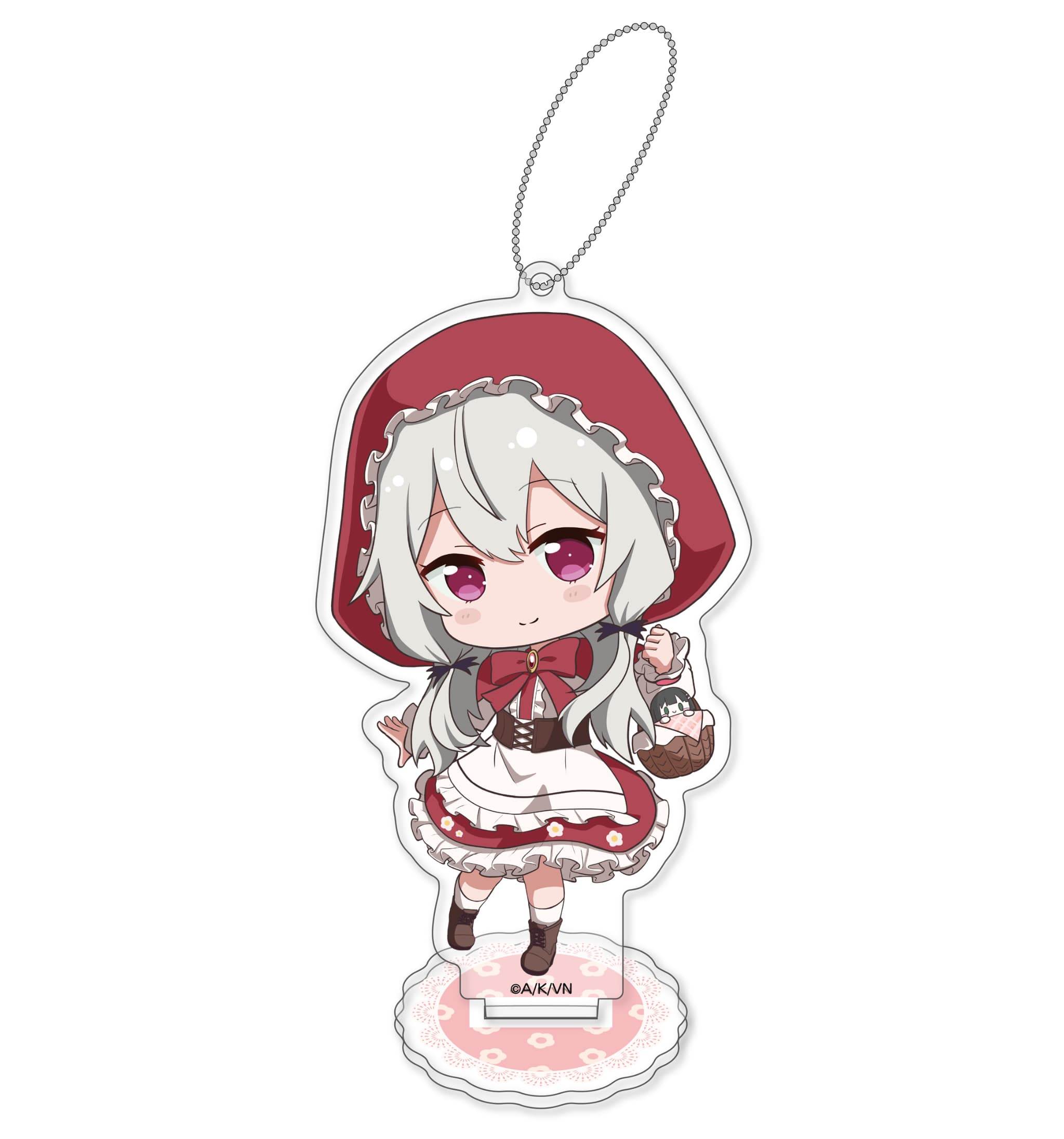 となりの吸血鬼さん 【描き起こし】アクリルスタンドキーホルダー ソフィー（赤ずきん）