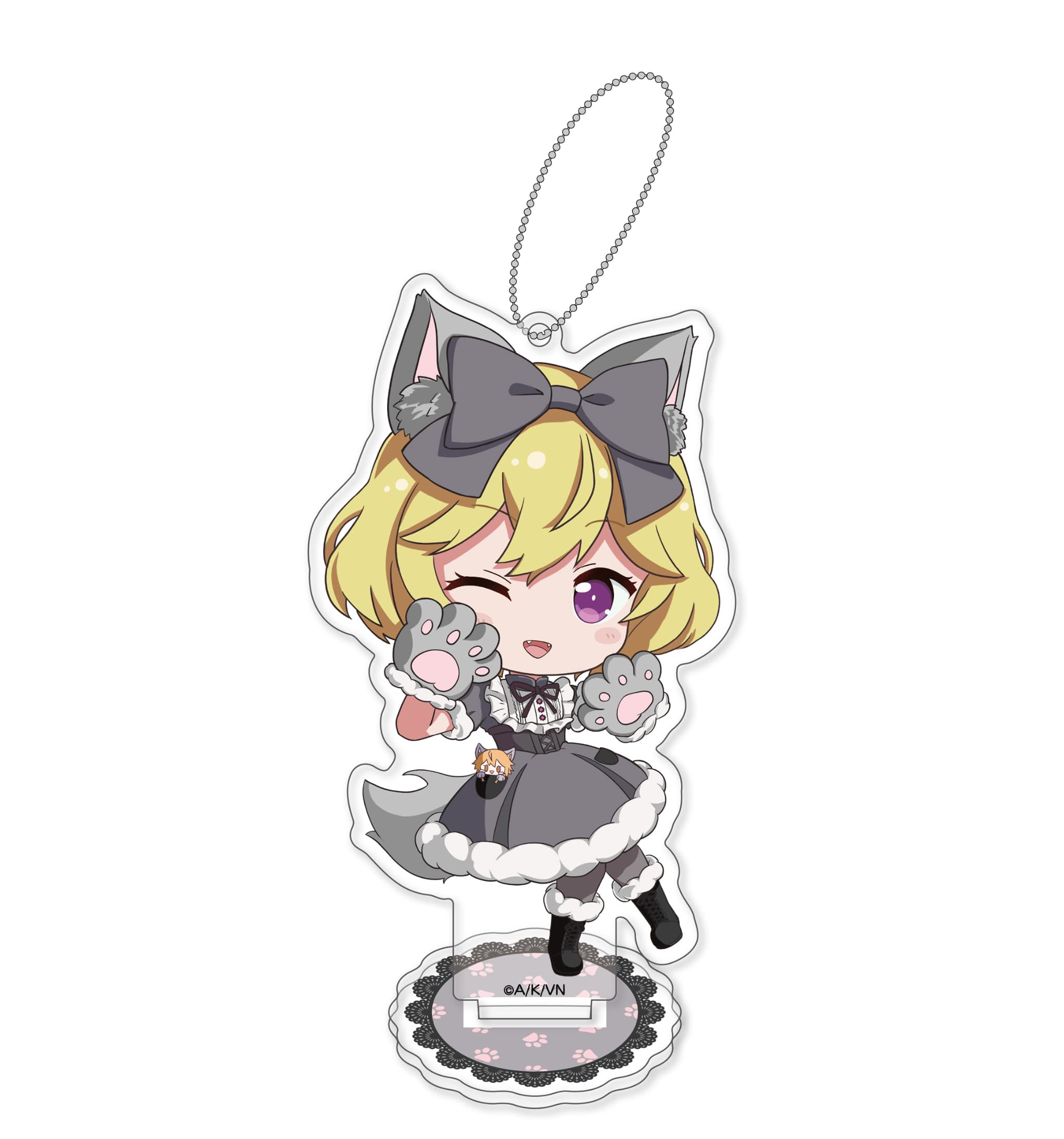 となりの吸血鬼さん 【描き起こし】アクリルスタンドキーホルダー エリー（狼）