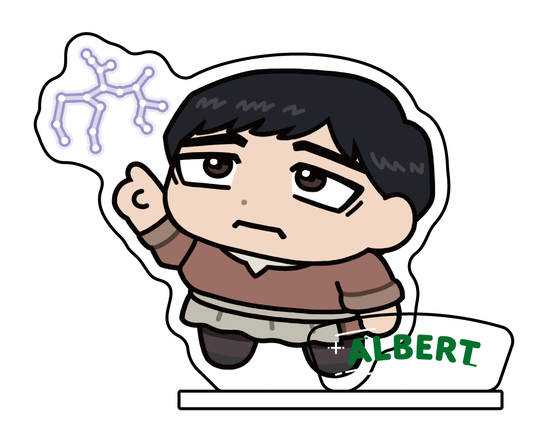 TVアニメ「チ。ー地球の運動についてー」  【描き起こし】アクリルスタンド アルベルト