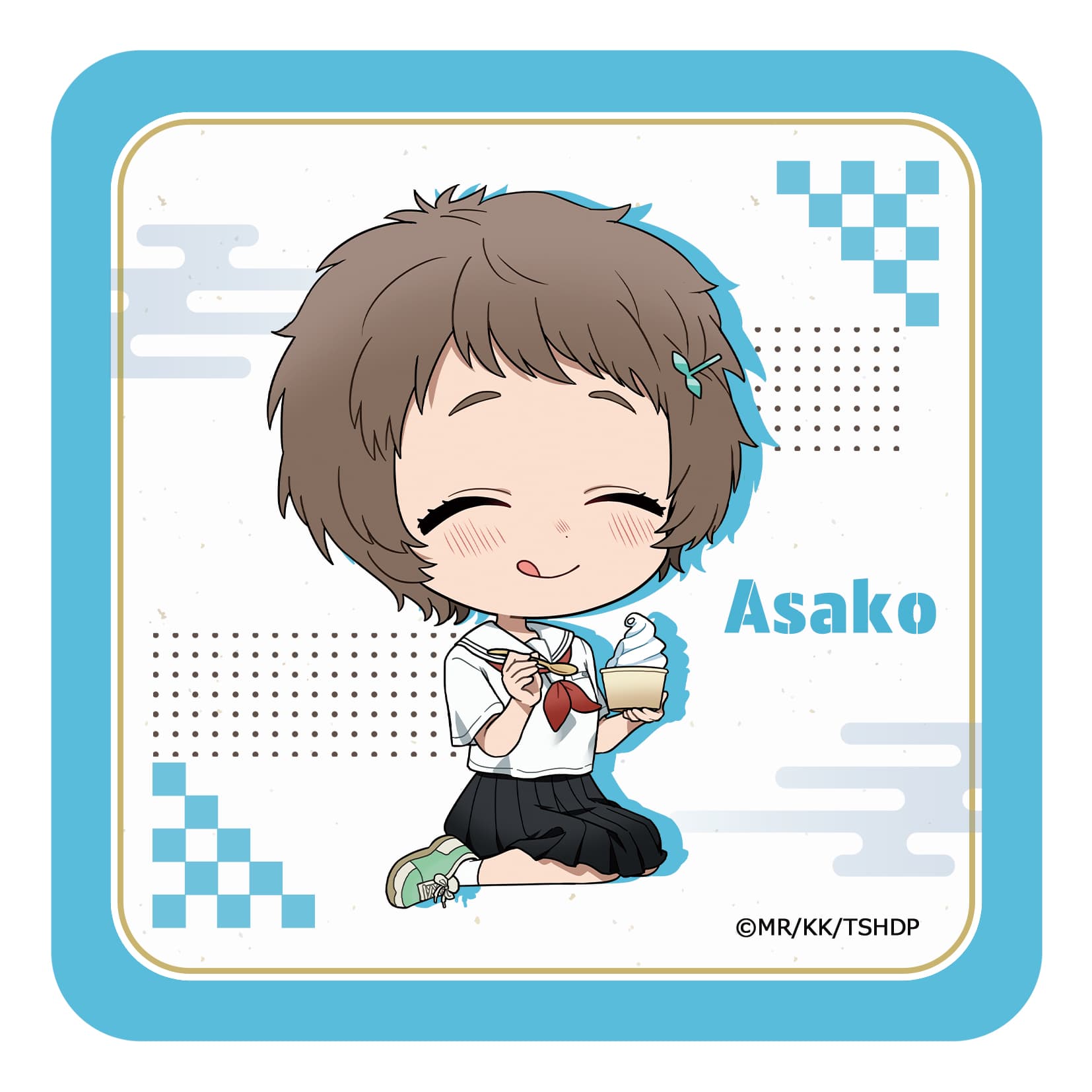 光が死んだ夏【描き起こし】ハンドタオル 山岸朝子