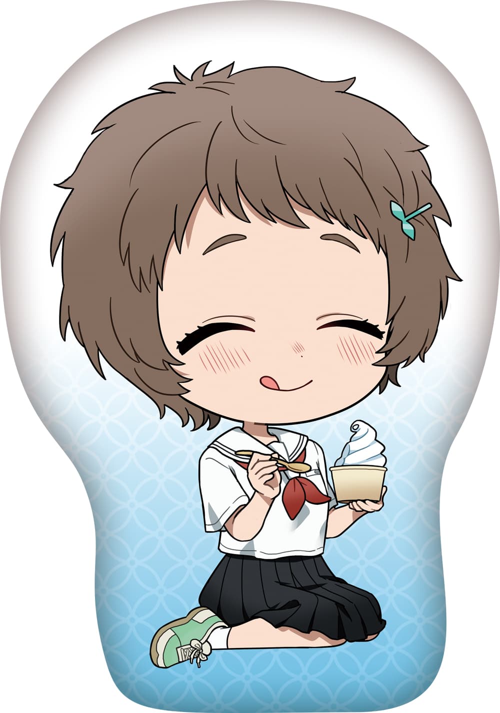 光が死んだ夏【描き起こし】ダイカットクッション 山岸朝子