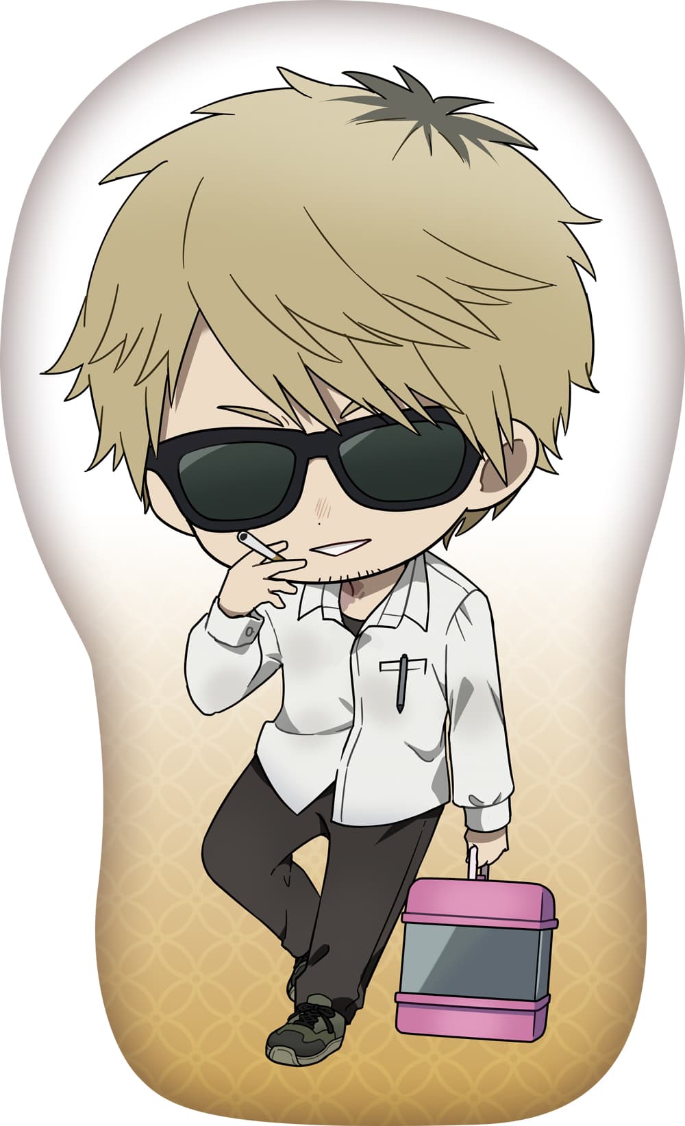 光が死んだ夏【描き起こし】ダイカットクッション 田中