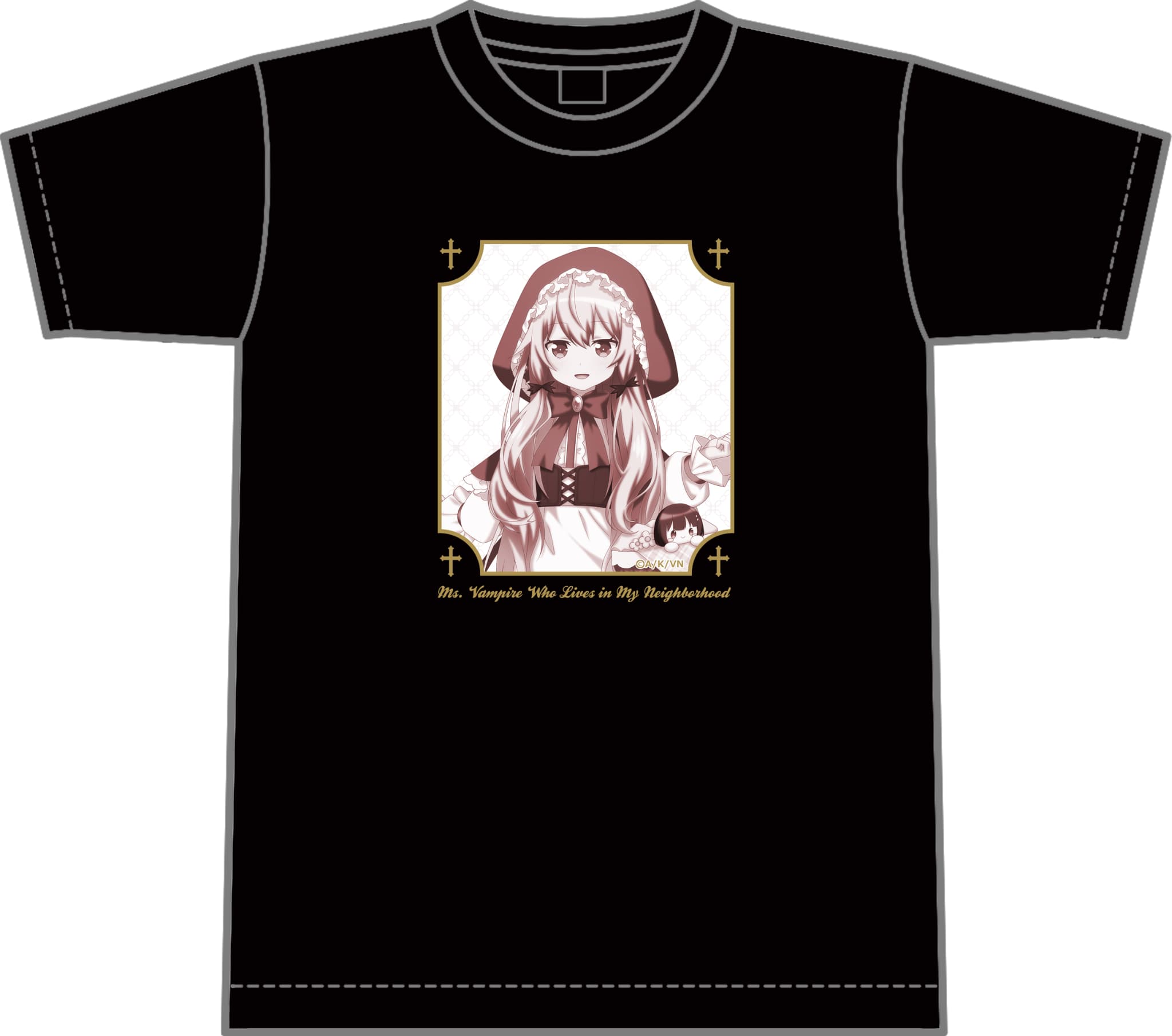 となりの吸血鬼さん 【描き下ろし】Tシャツ ソフィー（赤ずきん）