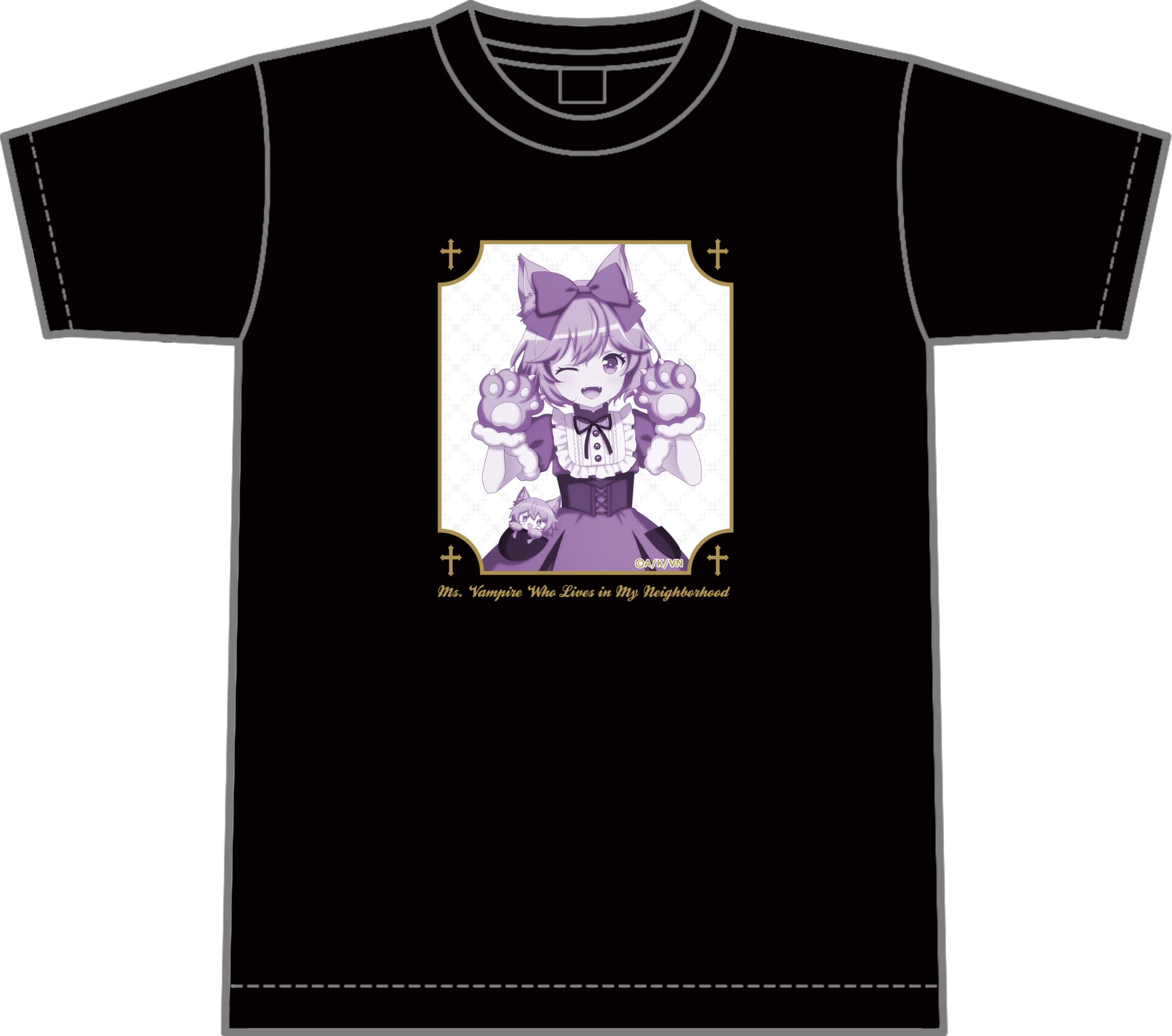 となりの吸血鬼さん 【描き下ろし】Tシャツ エリー（狼）