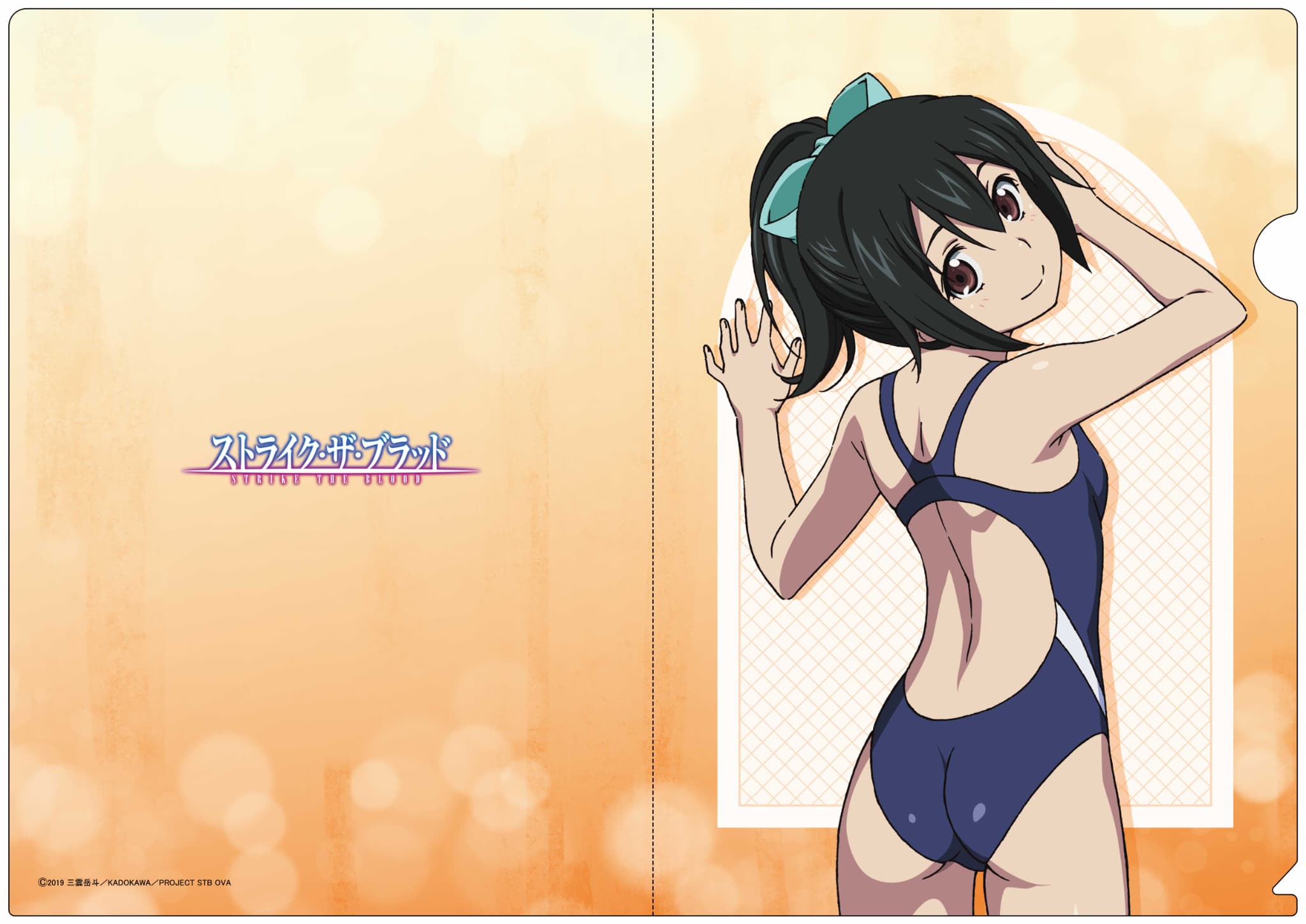 ストライク・ザ・ブラッド 描き下ろしクリアファイル 凪沙（水着）