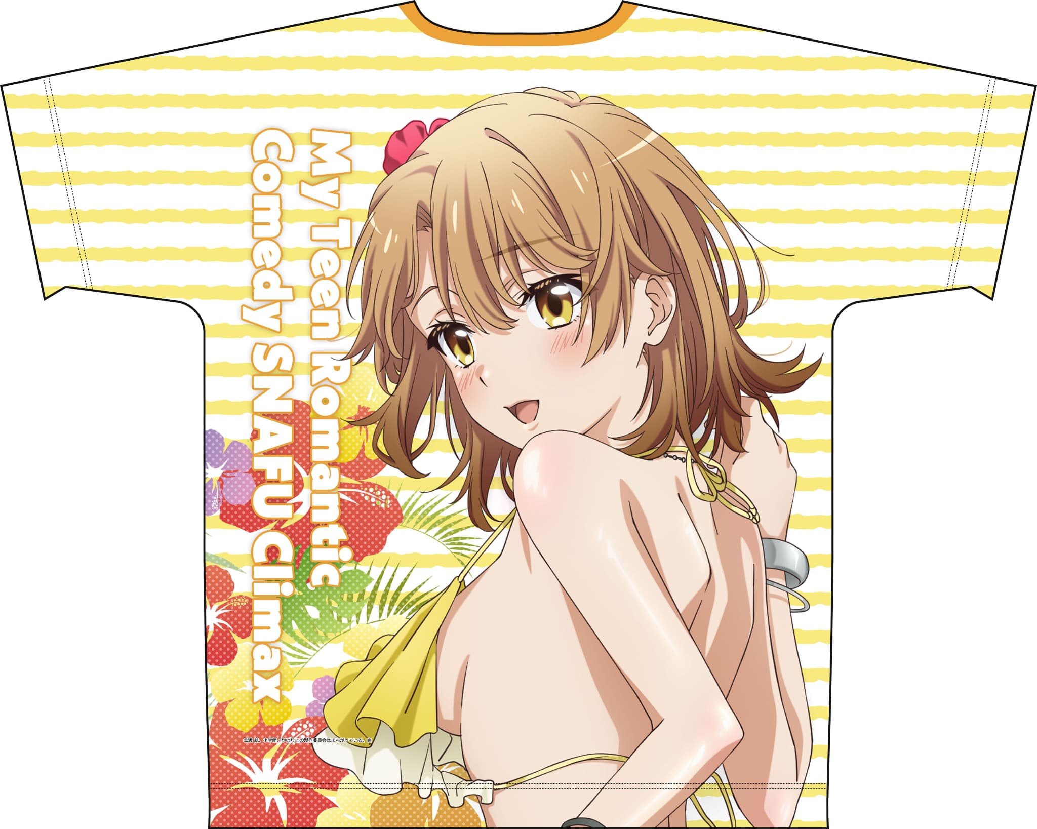 やはり俺の青春ラブコメはまちがっている。完 【描き下ろし】フルグラフィックTシャツ 一色いろは(水着)