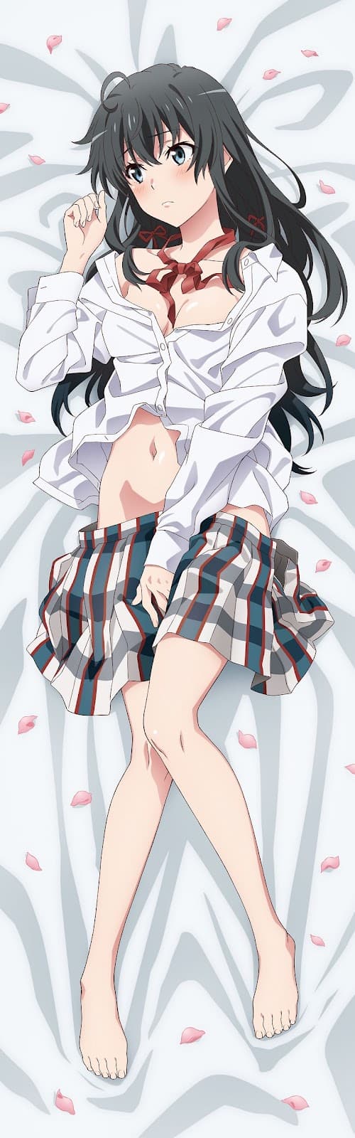 やはり俺の青春ラブコメはまちがっている。完 【描き下ろし】スムース抱き枕カバー　雪ノ下雪乃(制服＆白ビキニ)