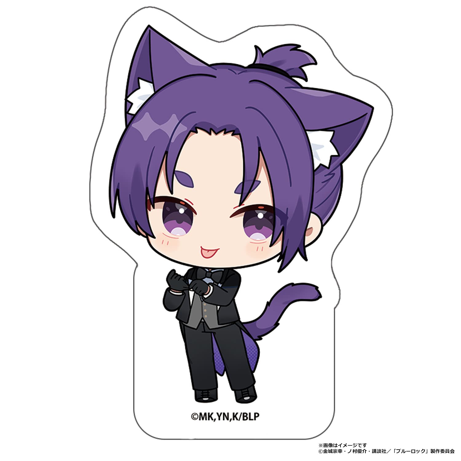ブルーロック トレーディング ミニアクリルブロックスタンド(ねこ執事) BOX