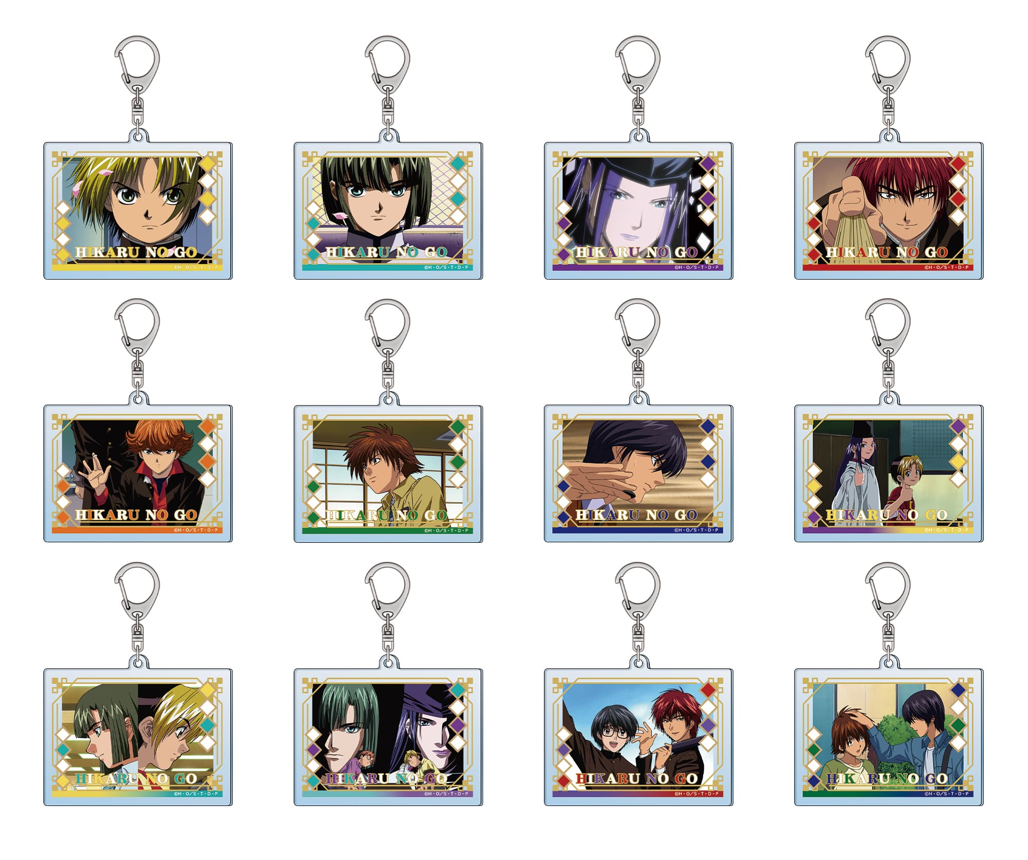 TVアニメ「ヒカルの碁」　トレーディング場面写アクリルキーホルダー　全12種　BOX