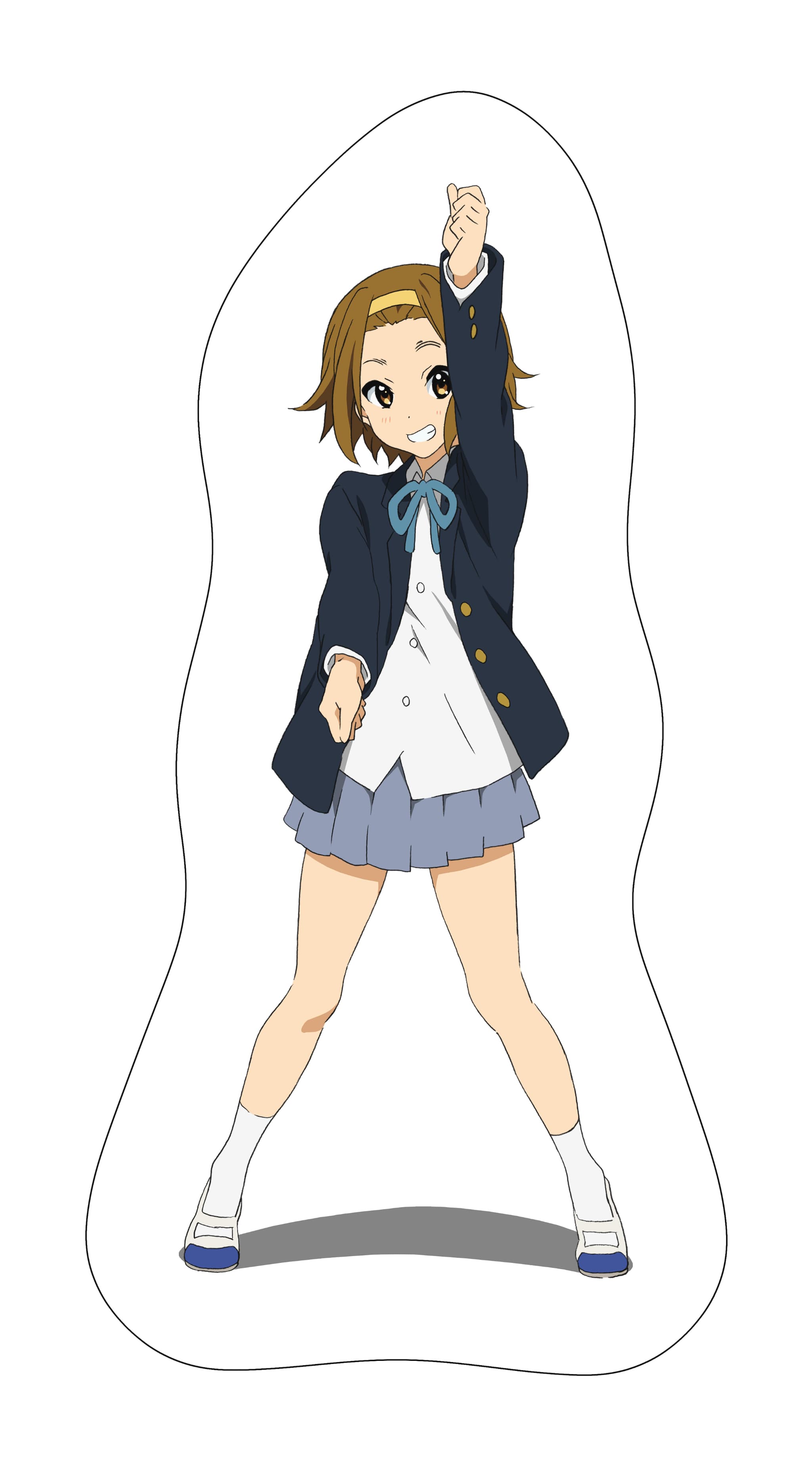 けいおん!　ほぼ等身大ダイカットクッション　田井中律