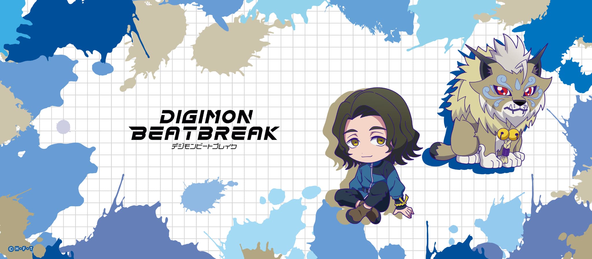 DIGIMON BEATBREAK　ハイブリットタオル　キョウ&クーガモン