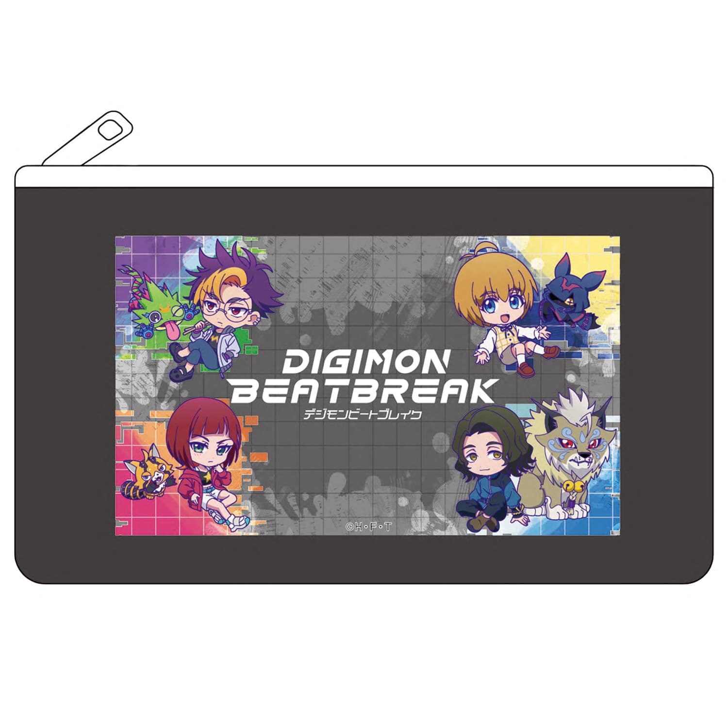 DIGIMON BEATBREAK　ポーチ　デフォルメイラスト