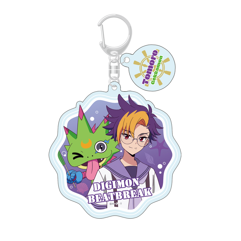 DIGIMON BEATBREAK】Tシャツ トモロウ&ゲッコーモン(マリンルックver)