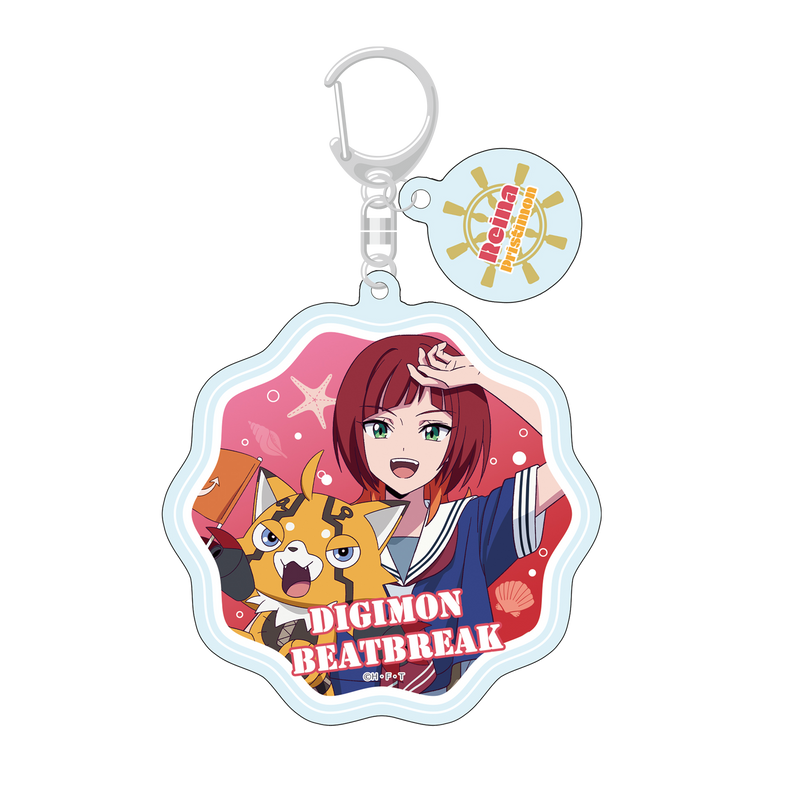 DIGIMON BEATBREAK】Tシャツ トモロウ&ゲッコーモン(マリンルックver)