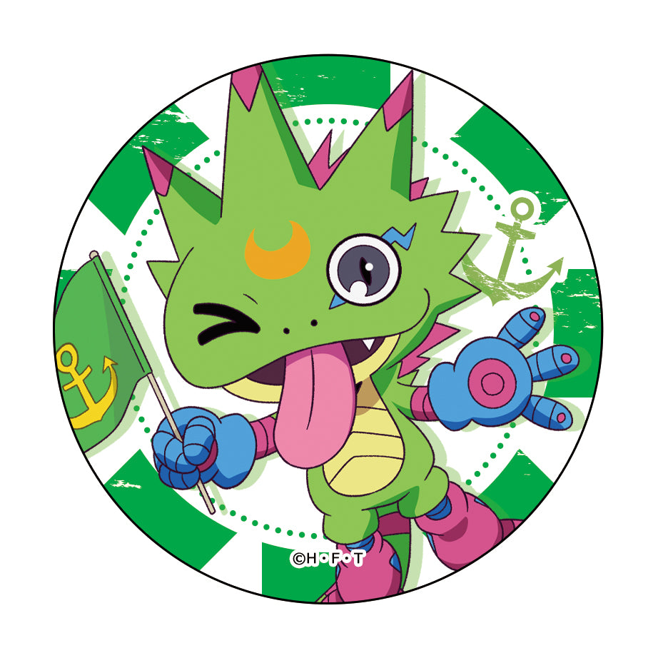 【DIGIMON BEATBREAK】トレーディング缶バッジ(マリンルックver)　1pics