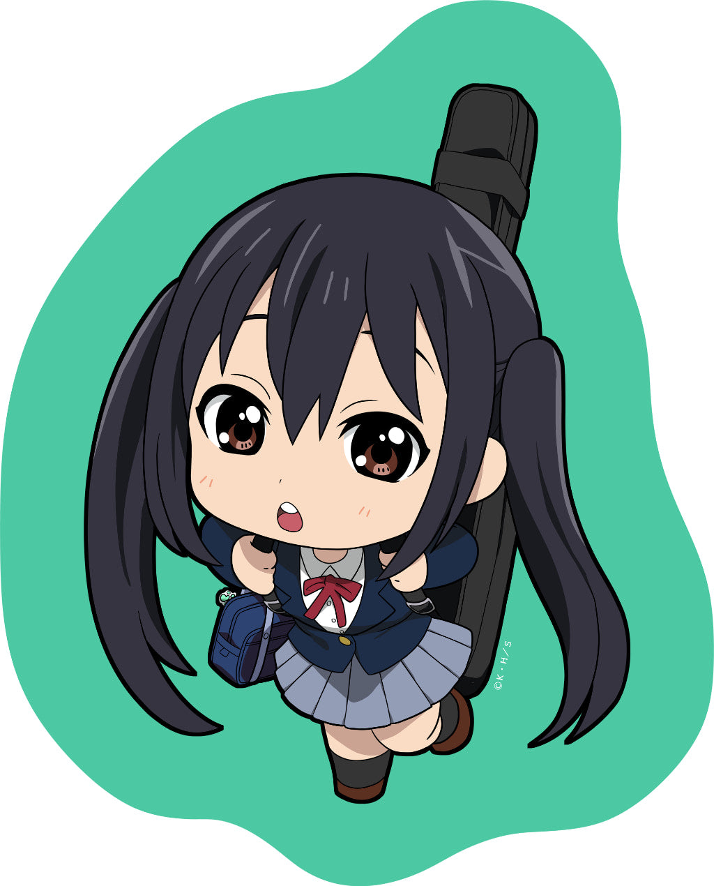 けいおん！　【描き起こし】　ダイカットブランケット　梓