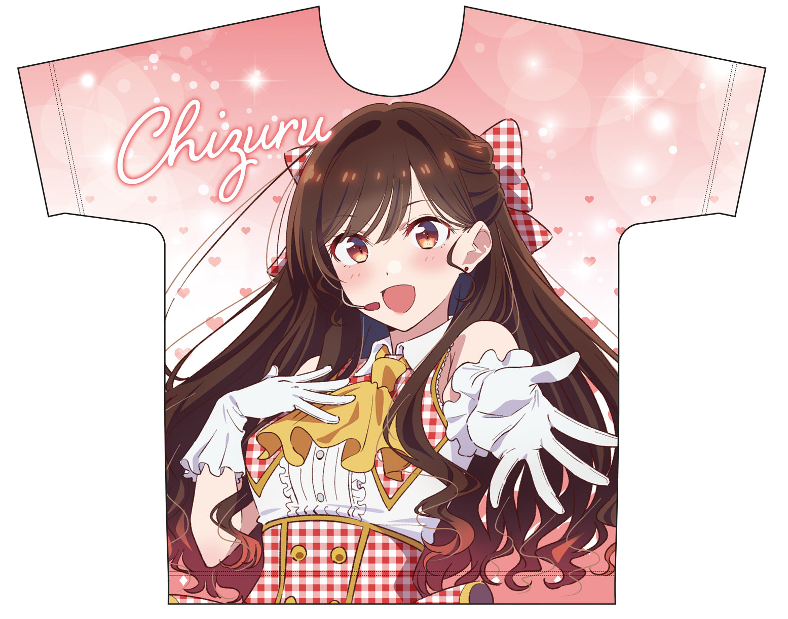 彼女、お借りします　描き下ろしフルグラフィックTシャツ　水原千鶴（アイドル）