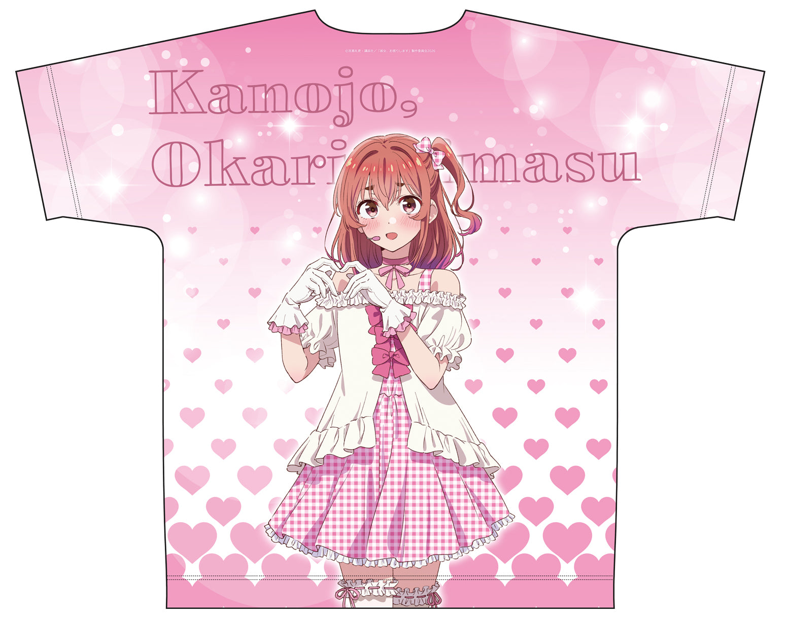 彼女、お借りします フルグラフィックTシャツ水原千鶴M
